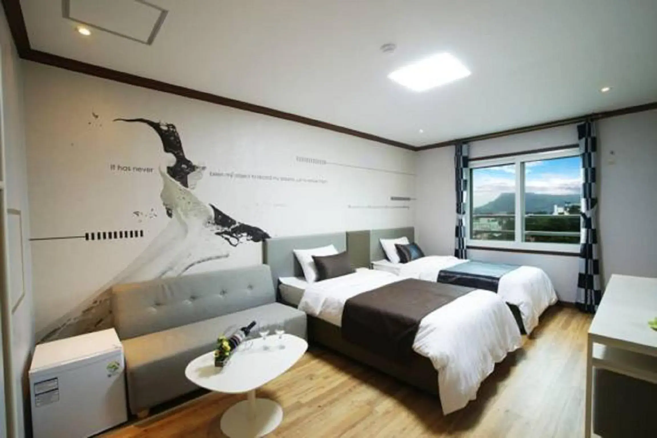 Standard Twin Room in Seongsan Aqua Beach Hotel Standard Twin Room in Seongsan Aqua Beach Hotel