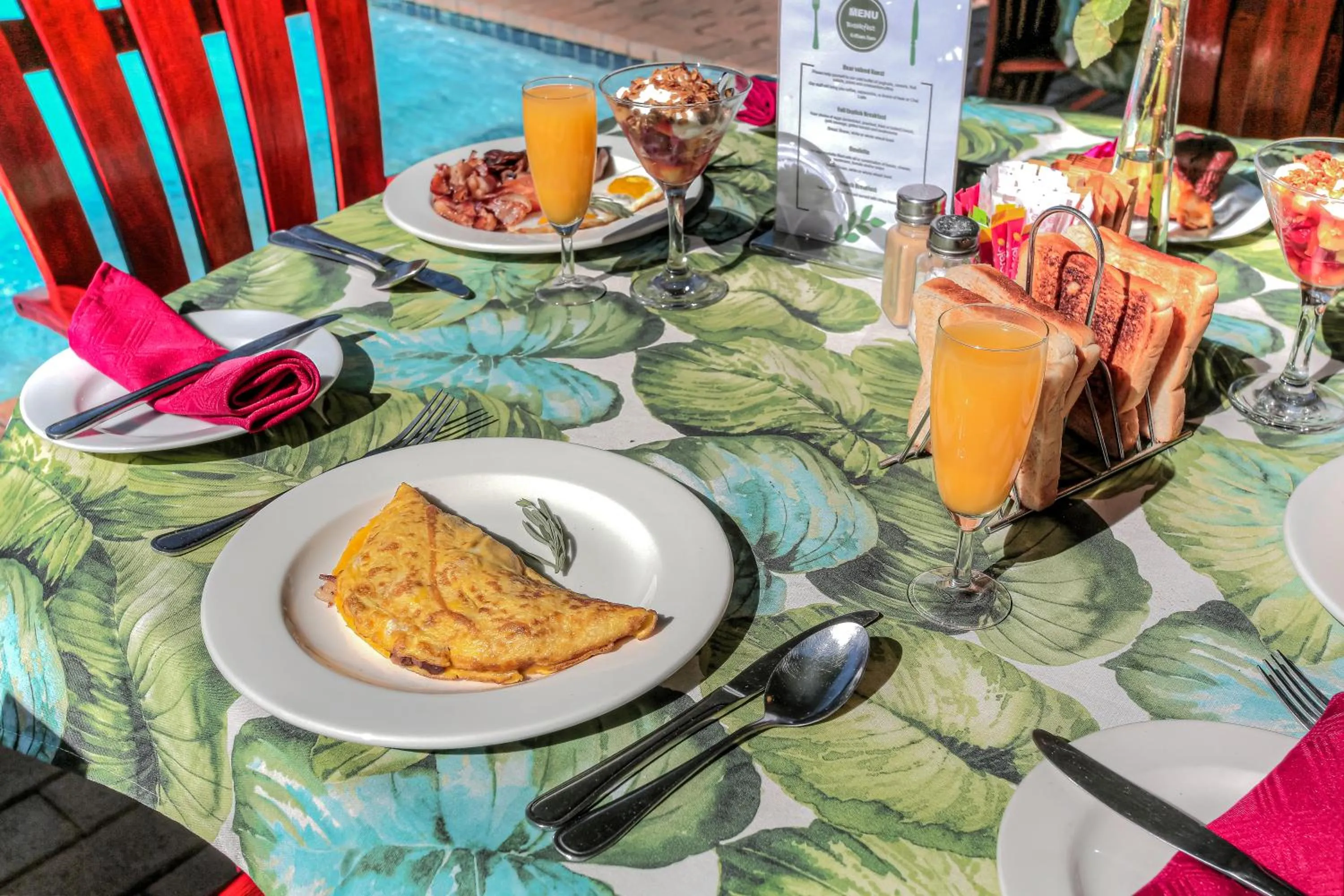 Buffet breakfast in Sunninghill Guest Lodges