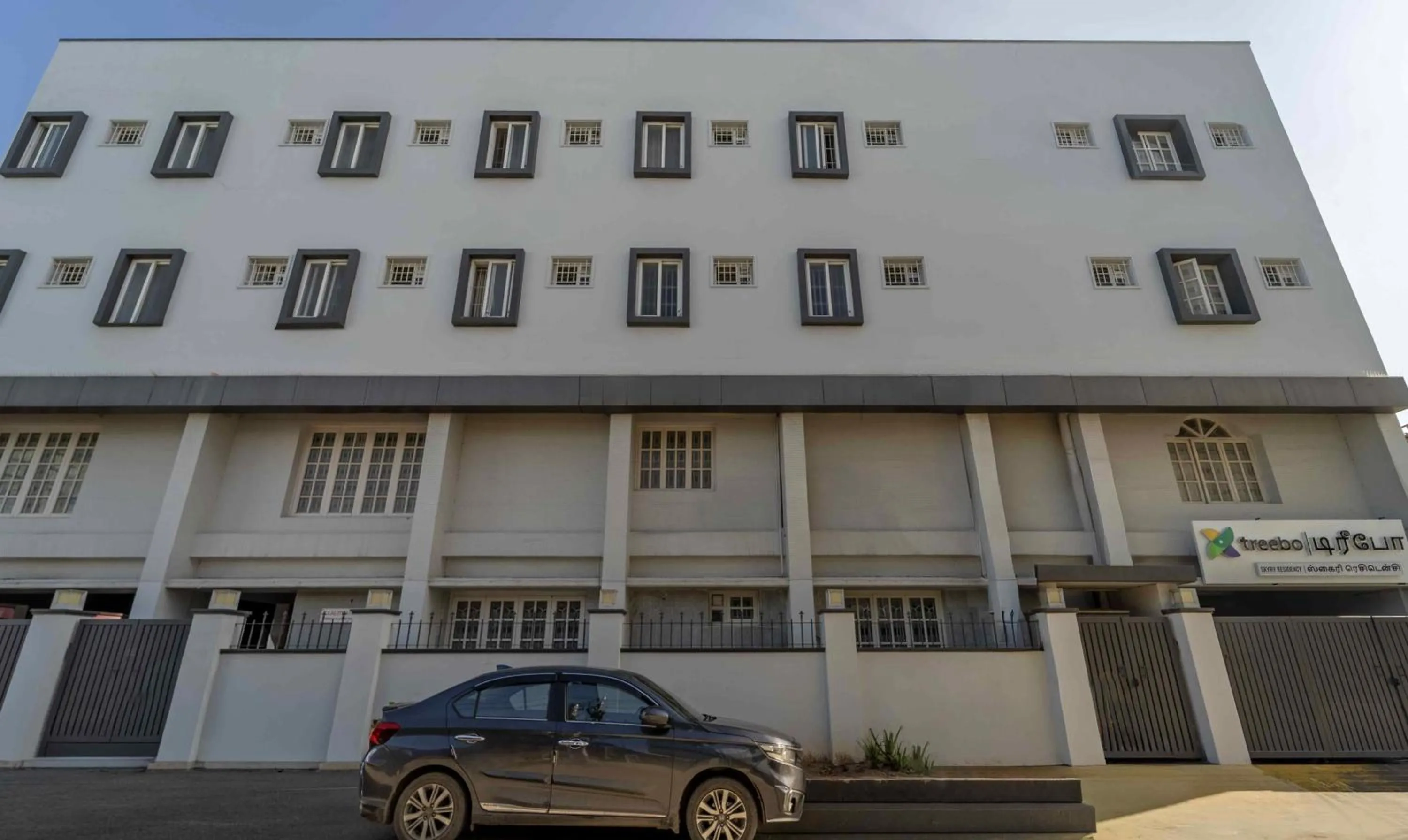 Property building in Treebo Skyry Residency