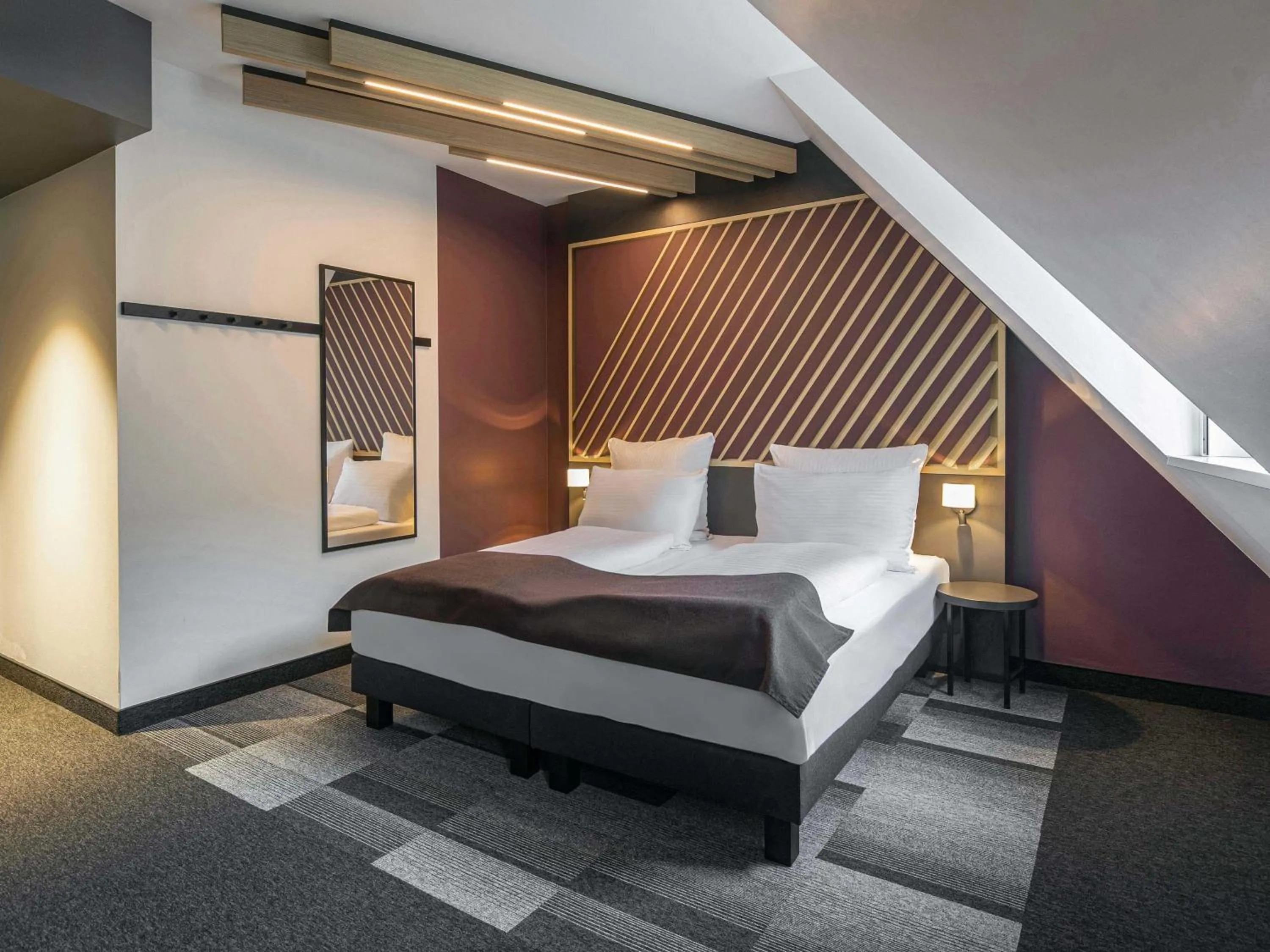 Photo of the whole room, Bed in B&B Hotel Leipzig-City