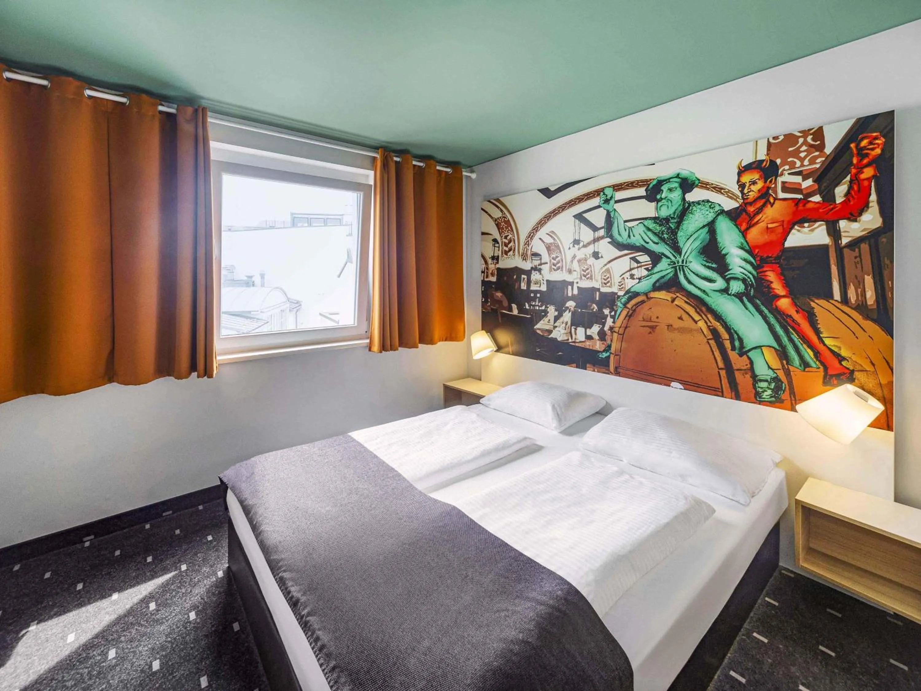 Photo of the whole room, Bed in B&B Hotel Leipzig-City