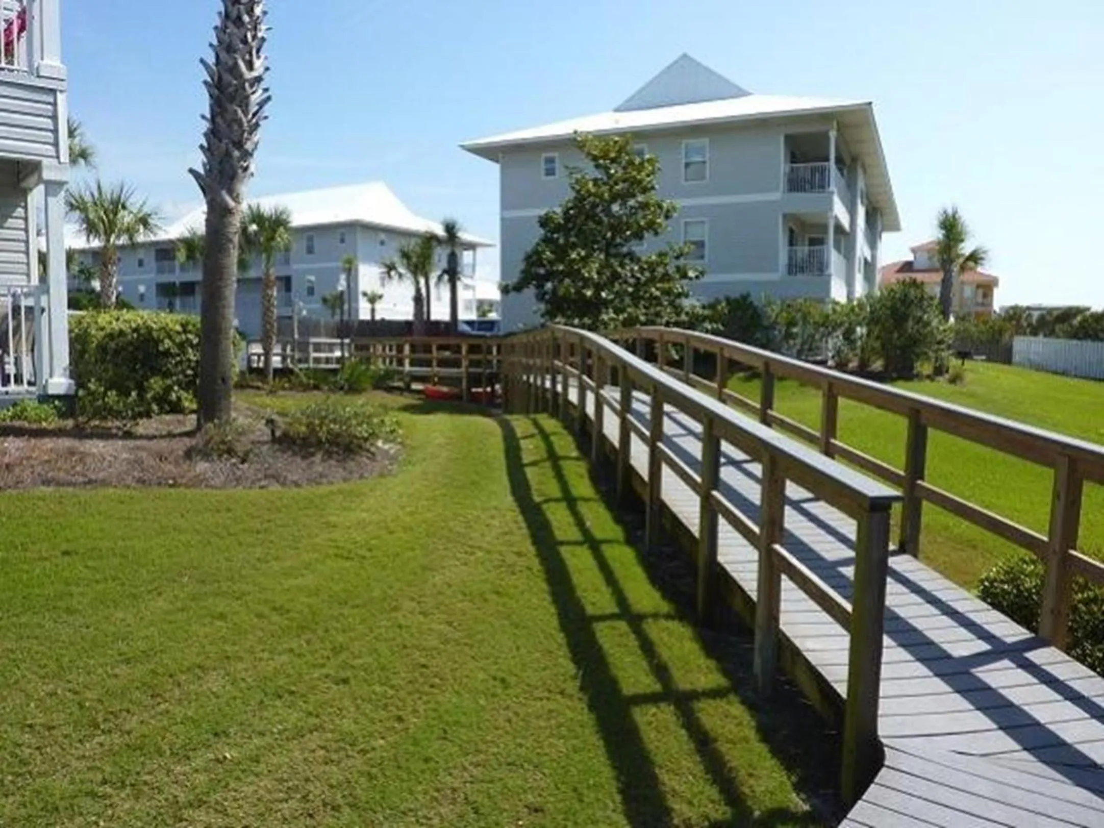 BBQ facilities in Beachside Villas by Panhandle Getaways