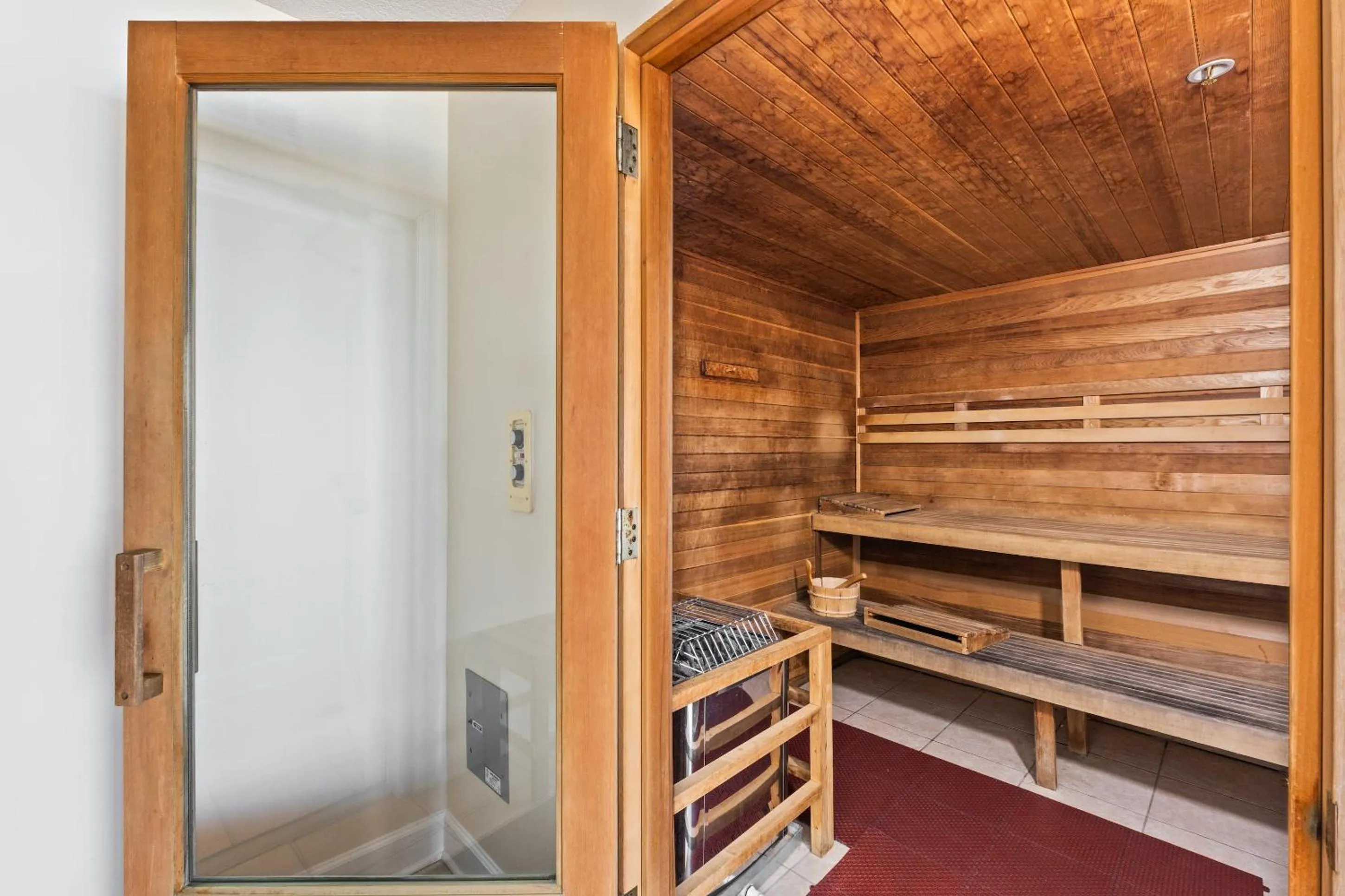 Sauna in Ocean Villa by Panhandle Getaways