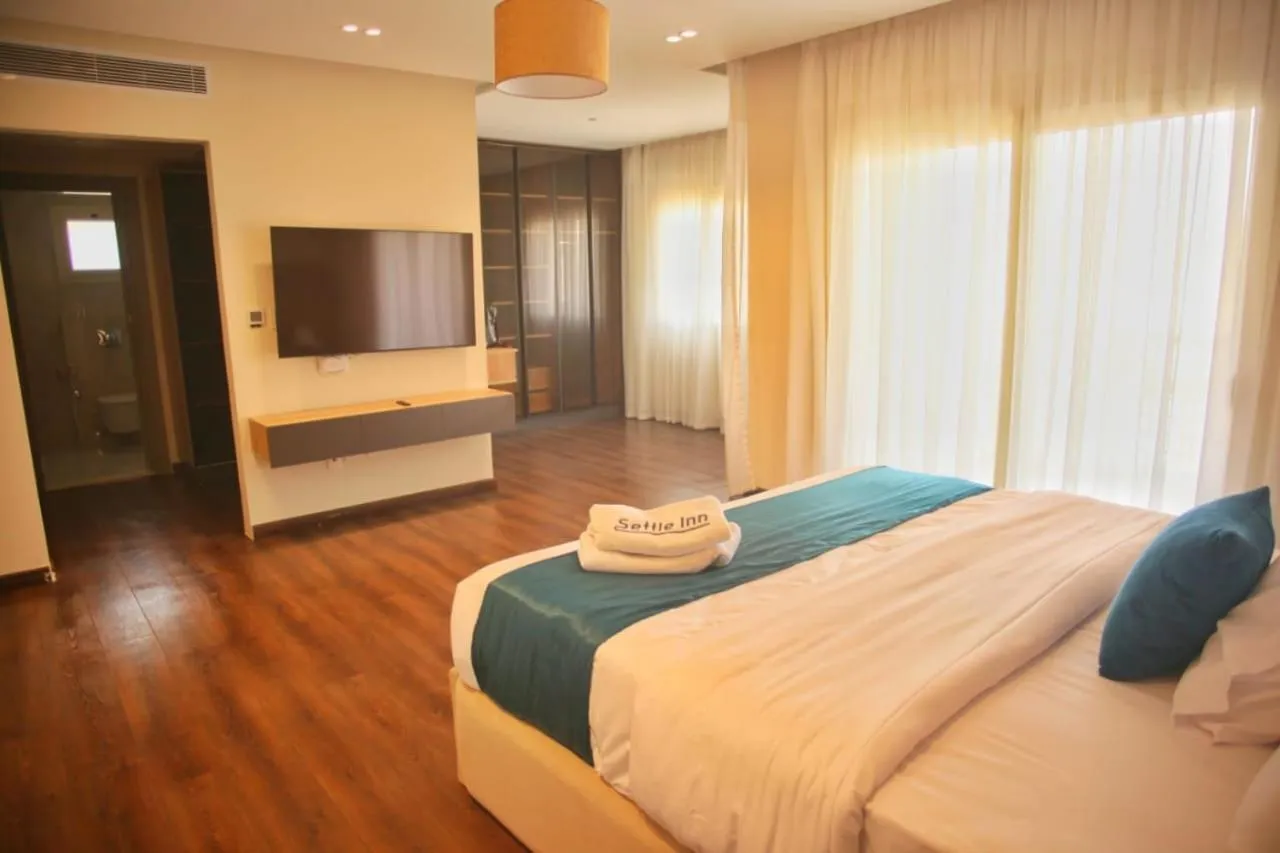 Bed in Settle Inn Cairo Festival City Villa