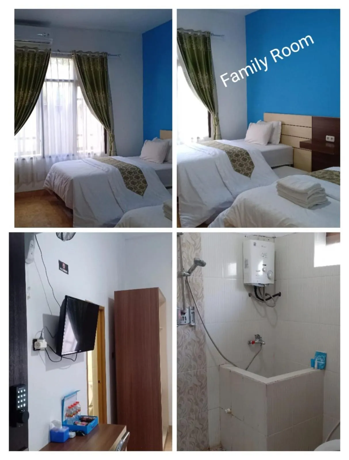 Bedroom, Bed in shakila guest house