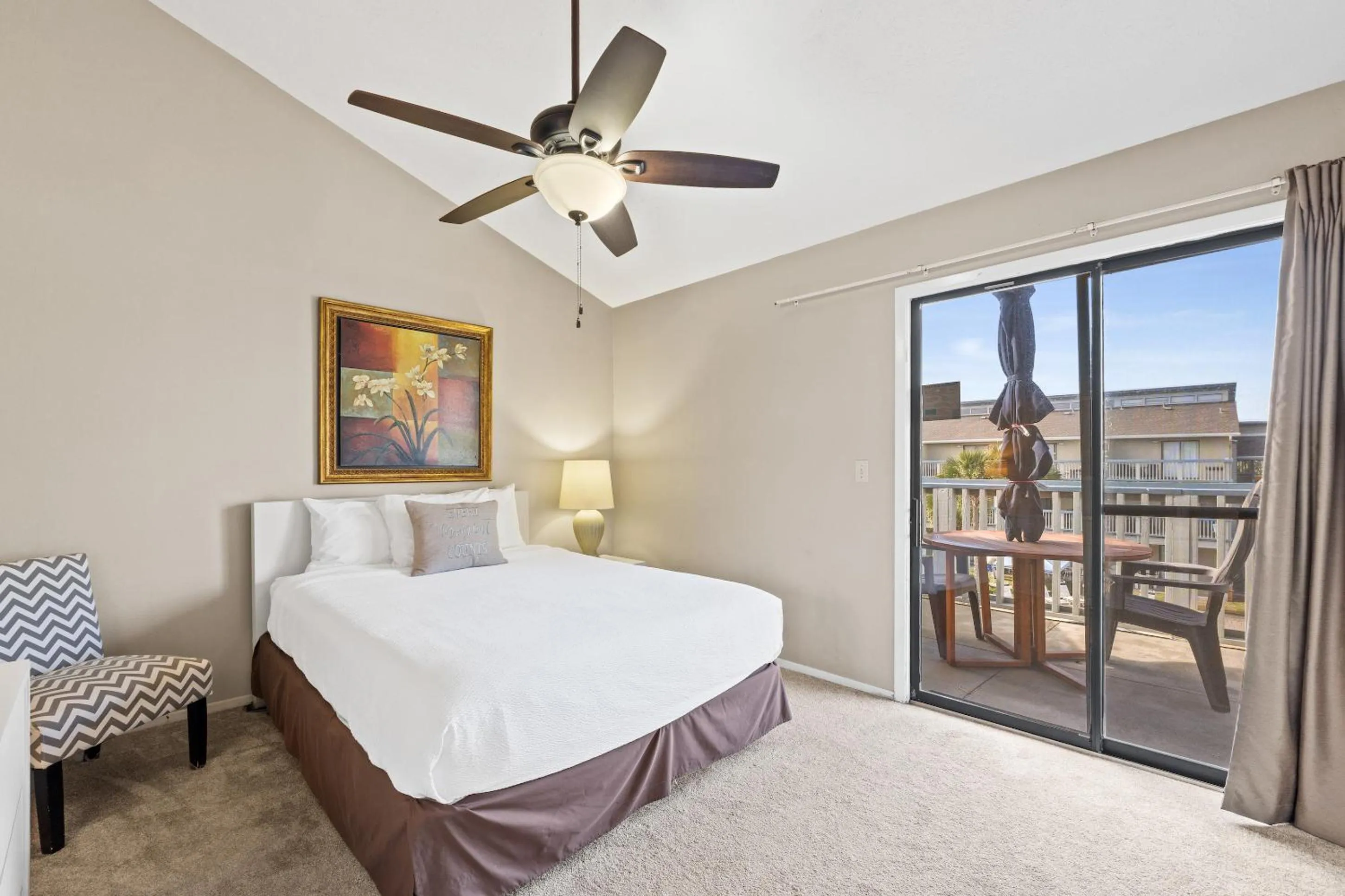 Bed in Sunswept by Panhandle Getaways