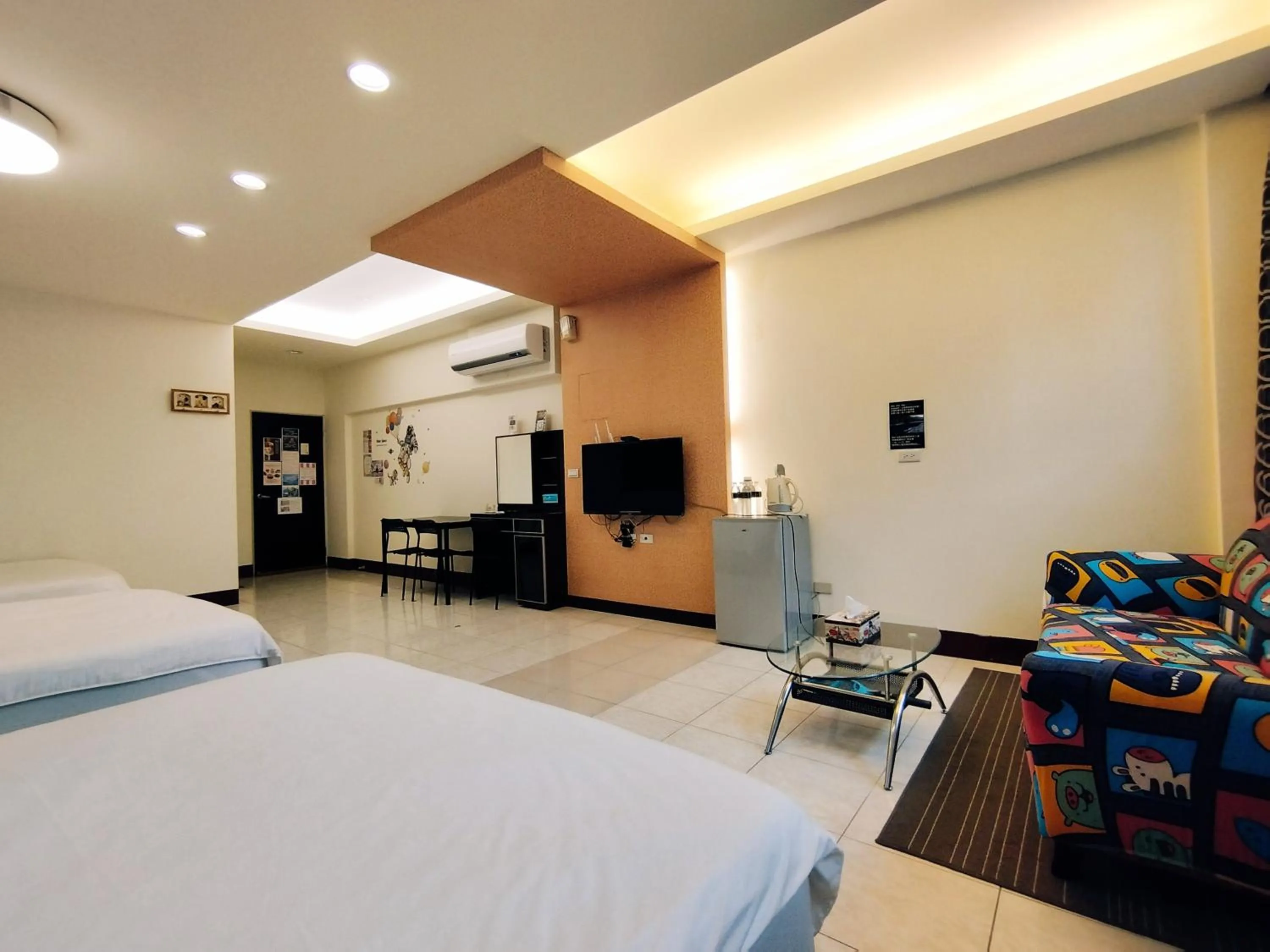 TV and multimedia, Bed in Huadong Homestay