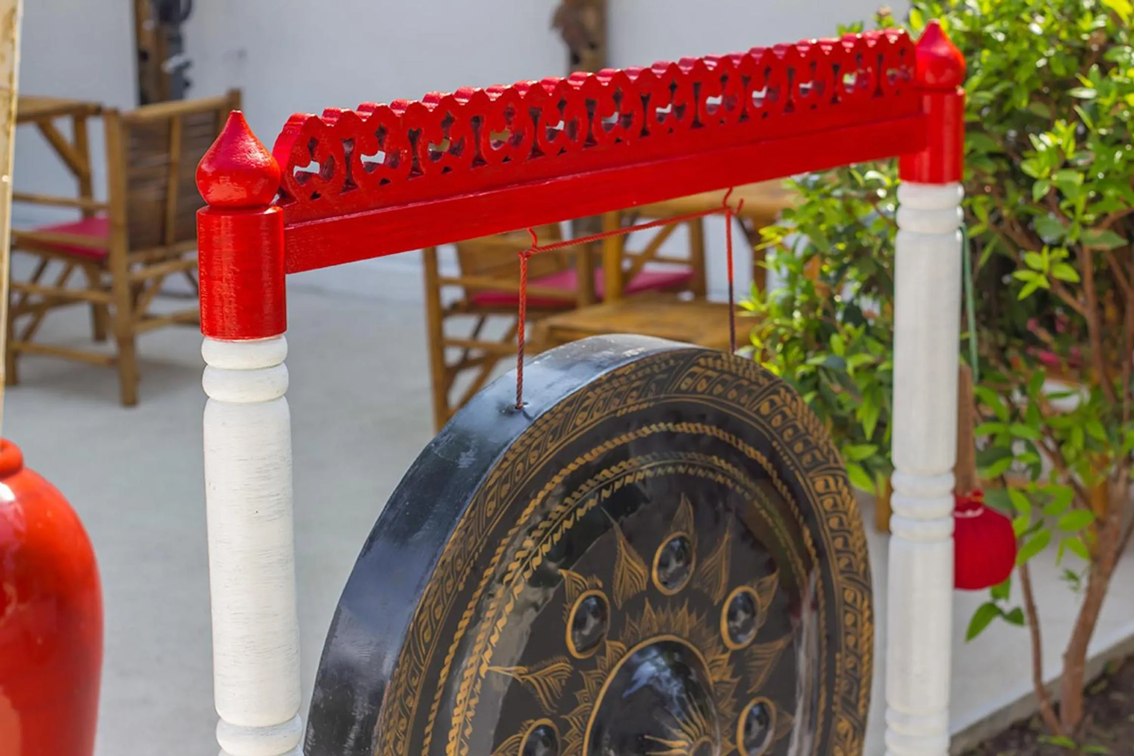 Decorative detail in The White Cottage