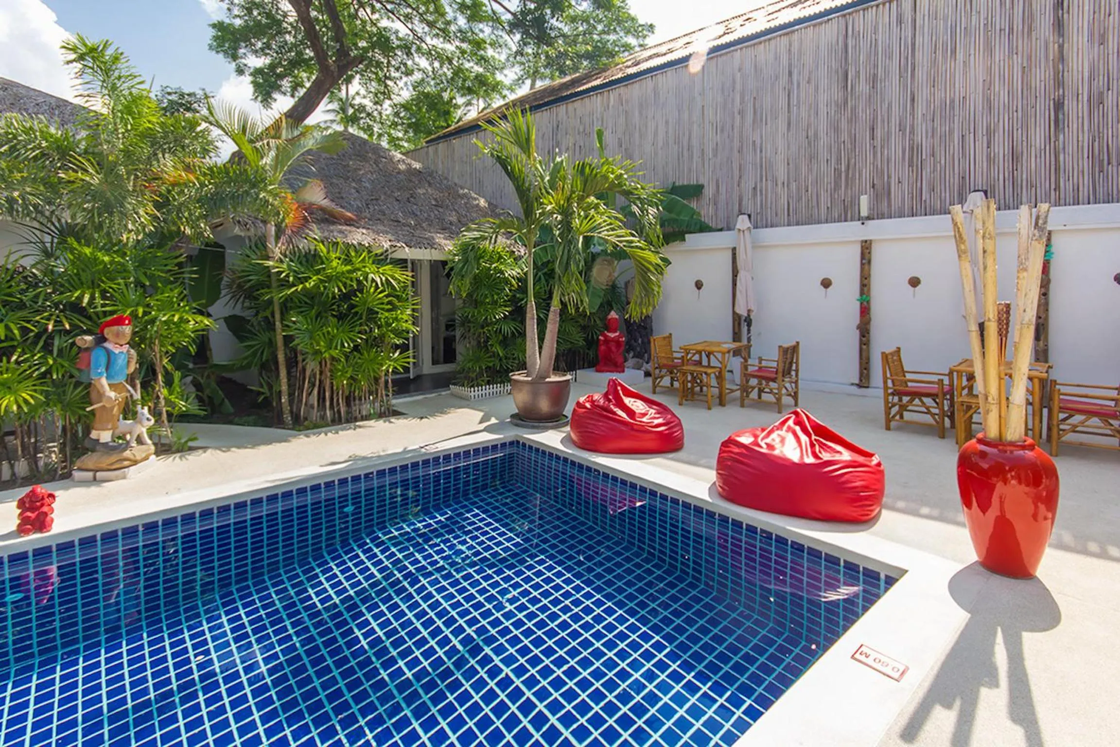 Swimming pool in The White Cottage