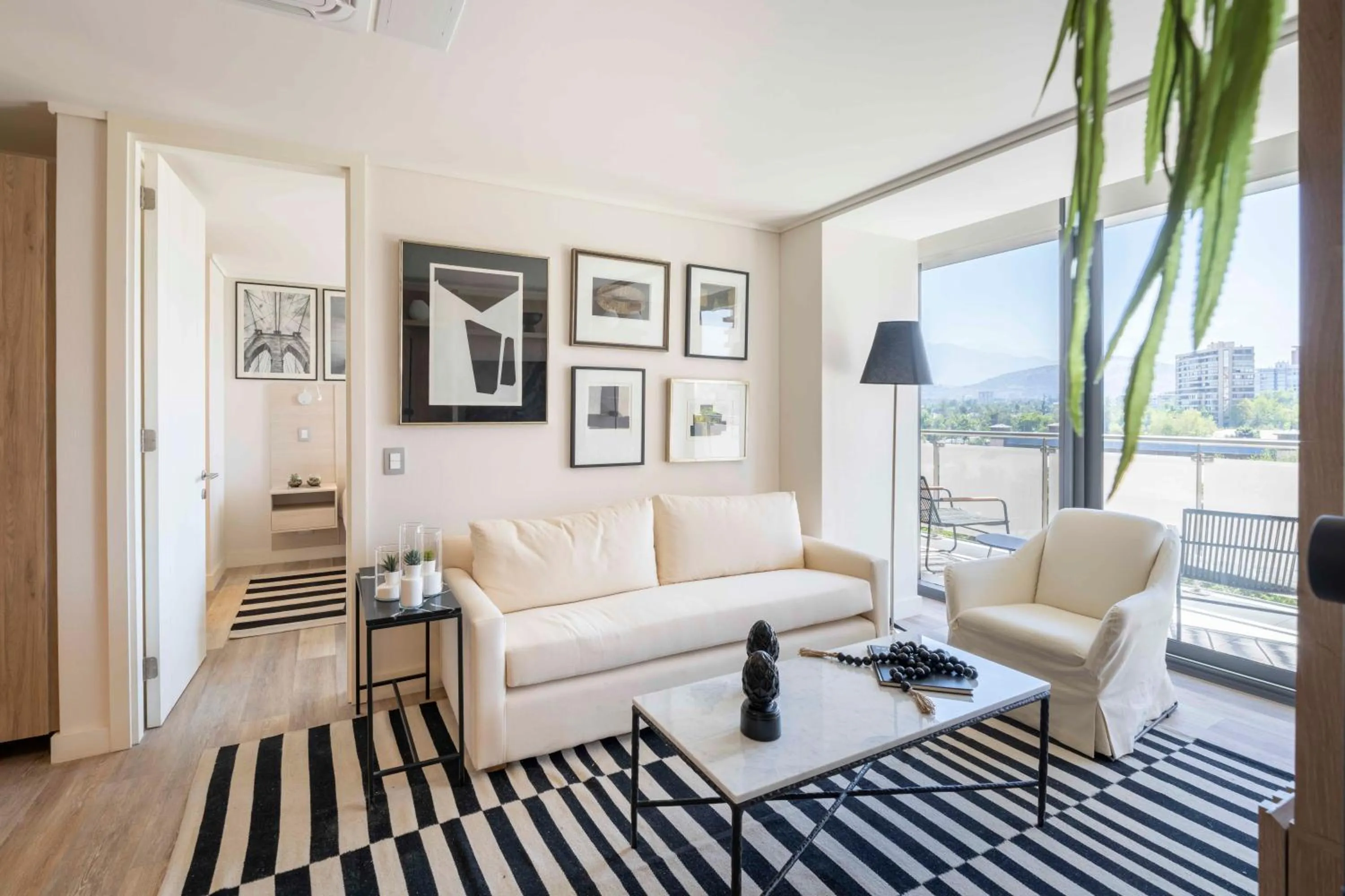 Living room in Spot Suites