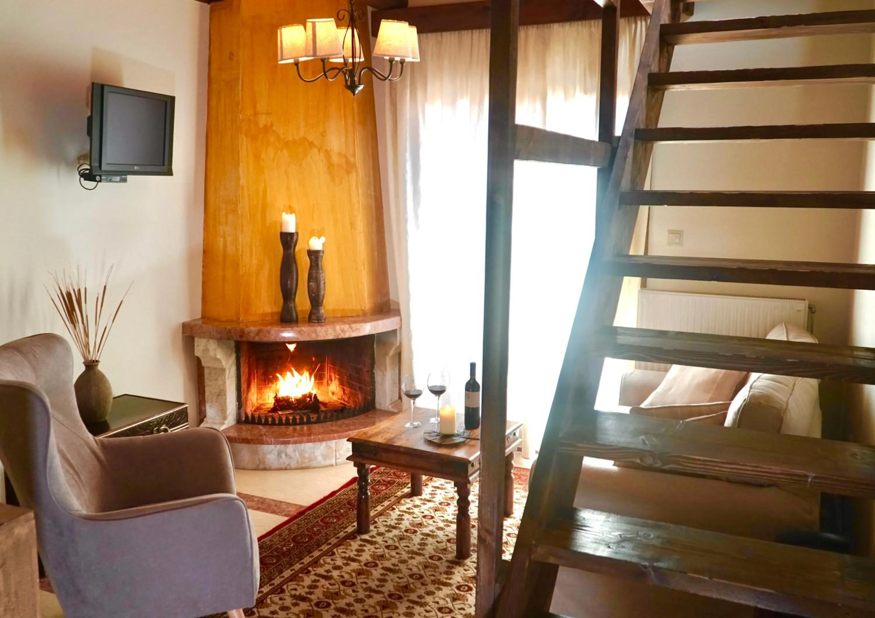 Living room in Xenonas Iresioni