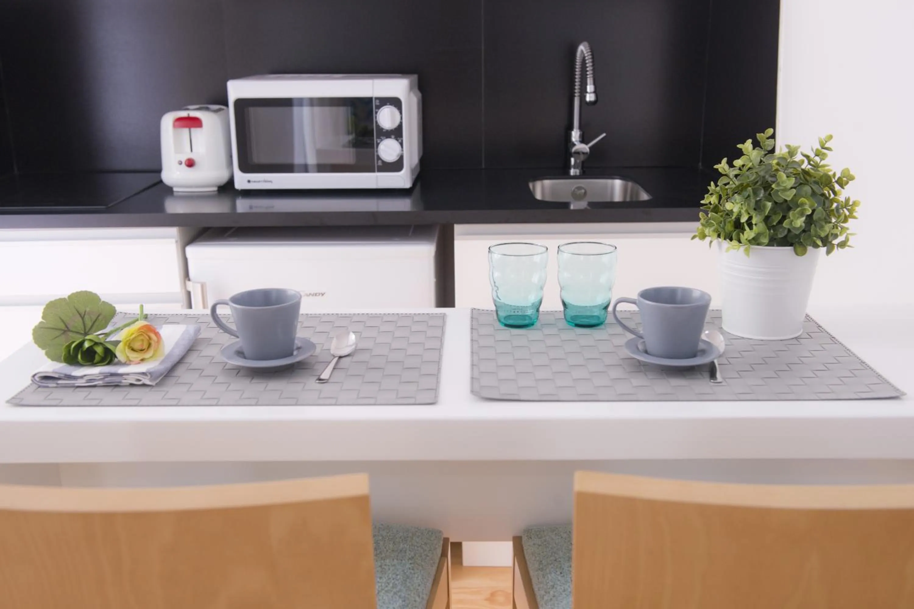 Kitchen or kitchenette in Páteo Saudade Lofts