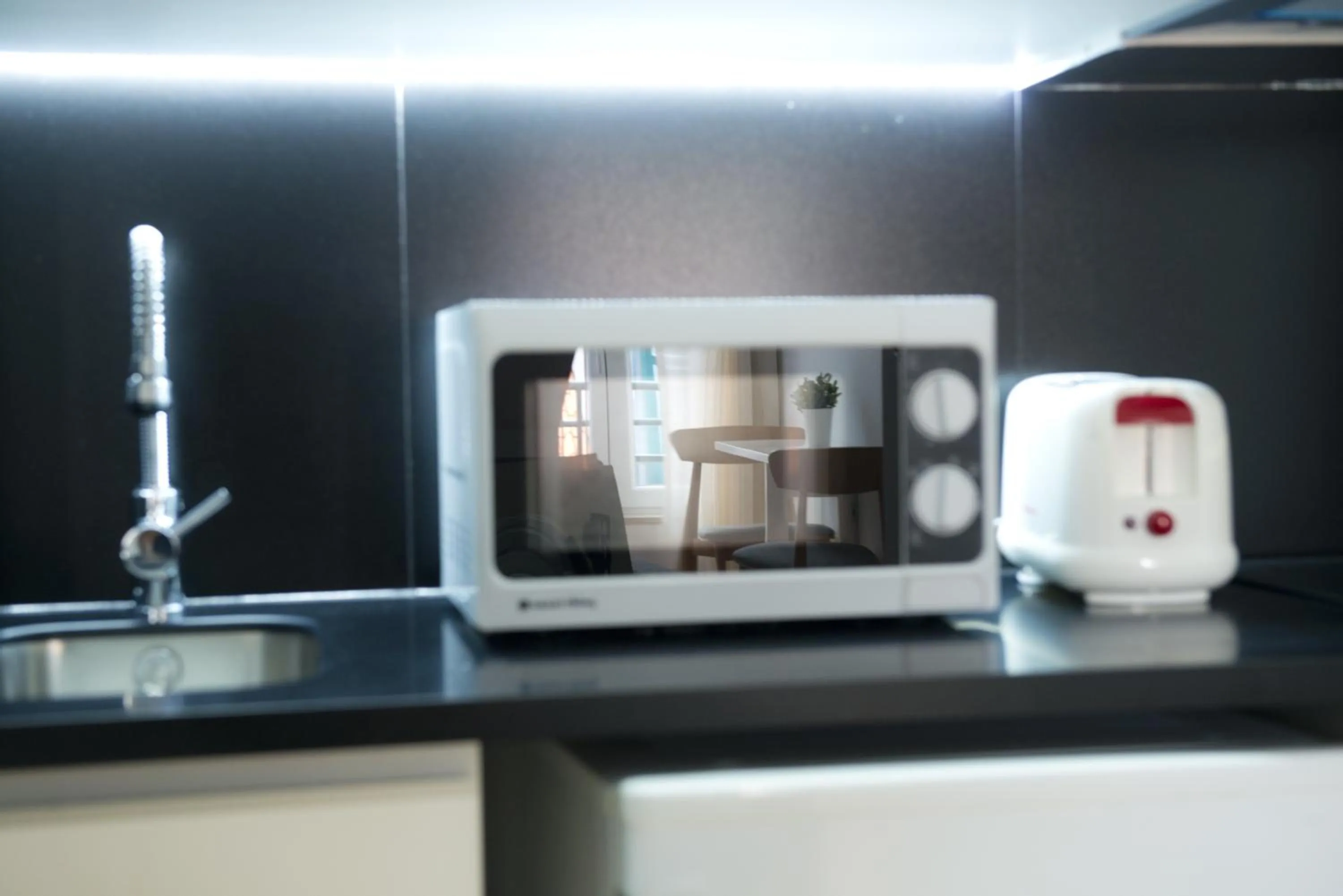 Kitchen or kitchenette in Páteo Saudade Lofts