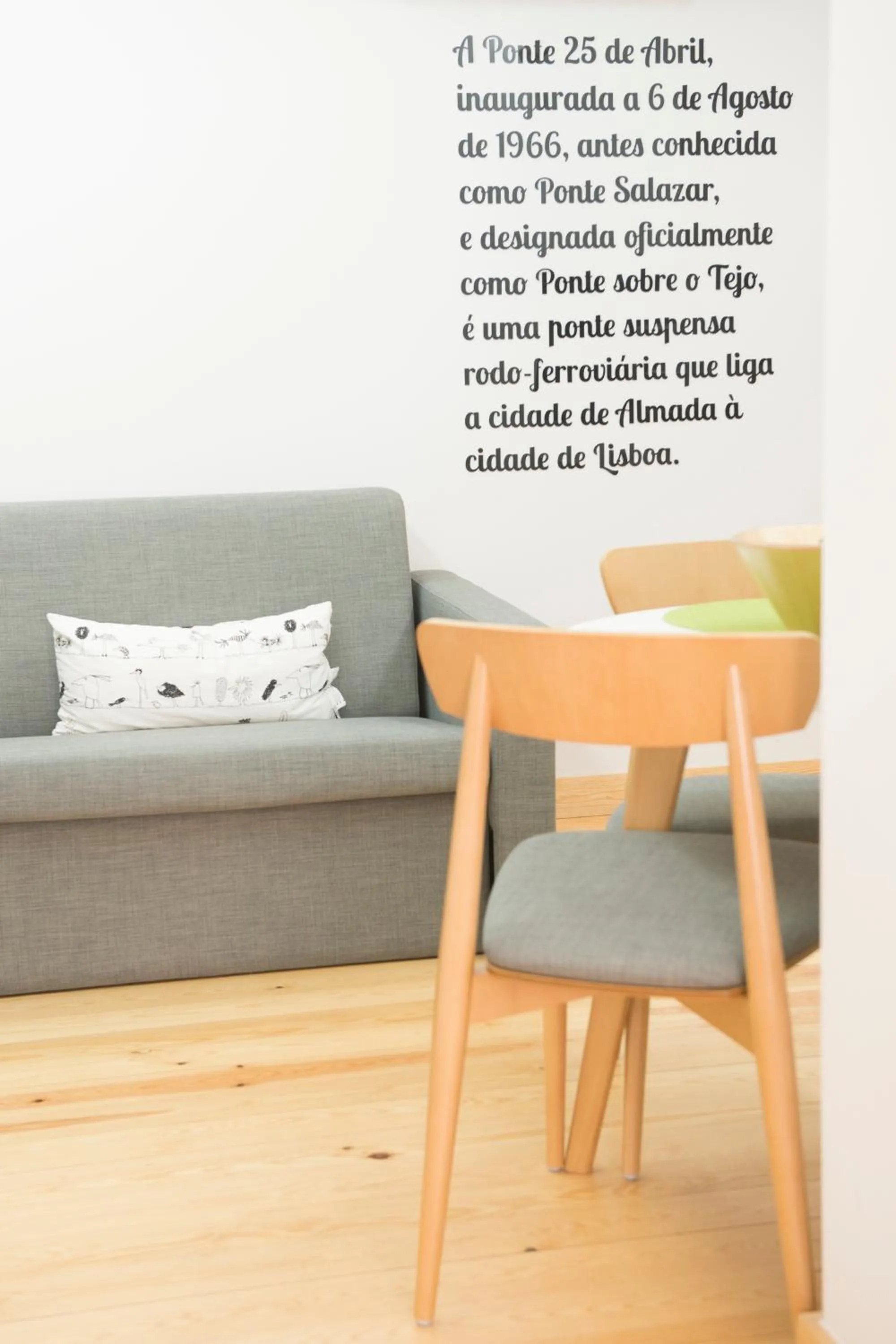 Living room in Páteo Saudade Lofts