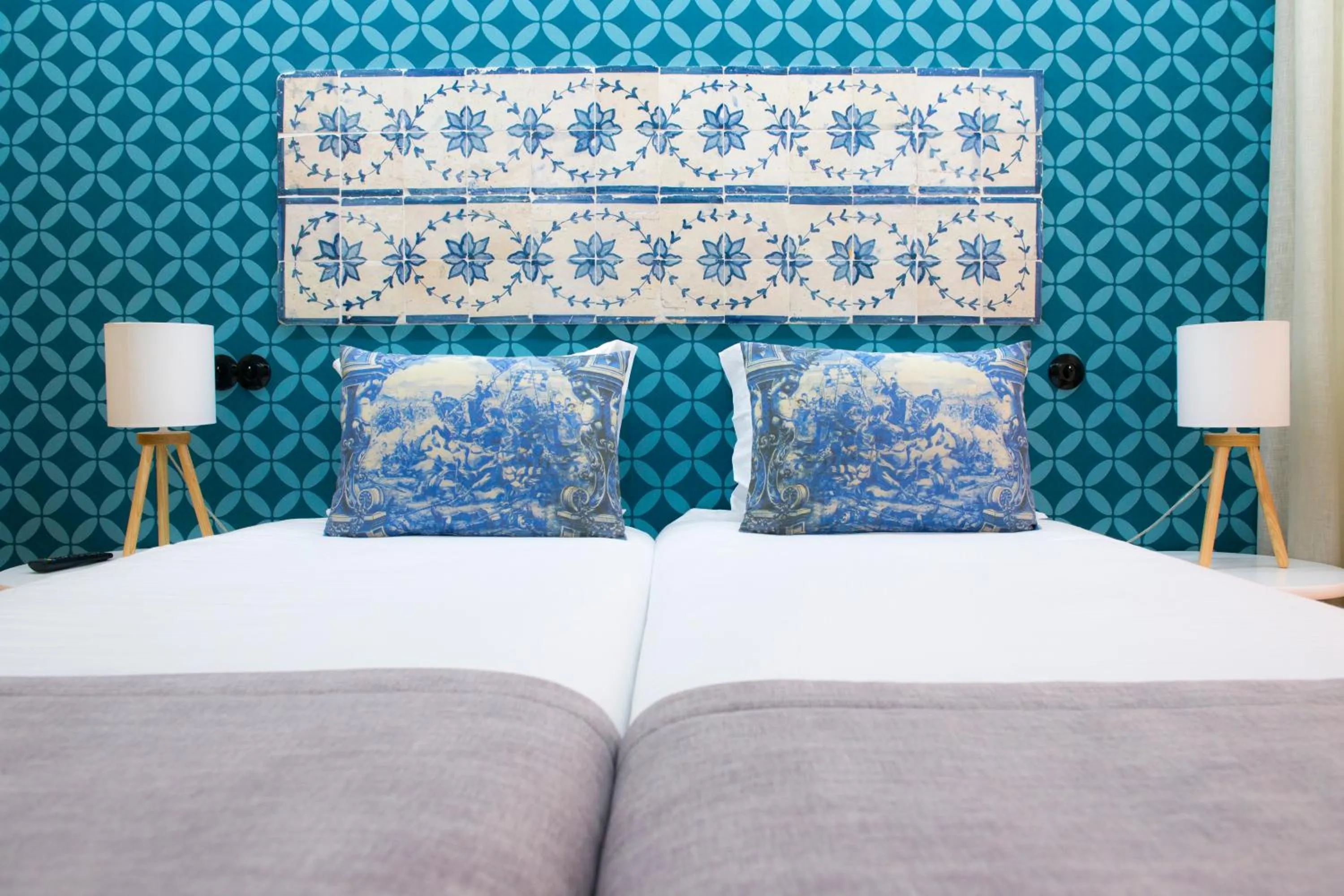 Bedroom, Bed in Páteo Saudade Lofts