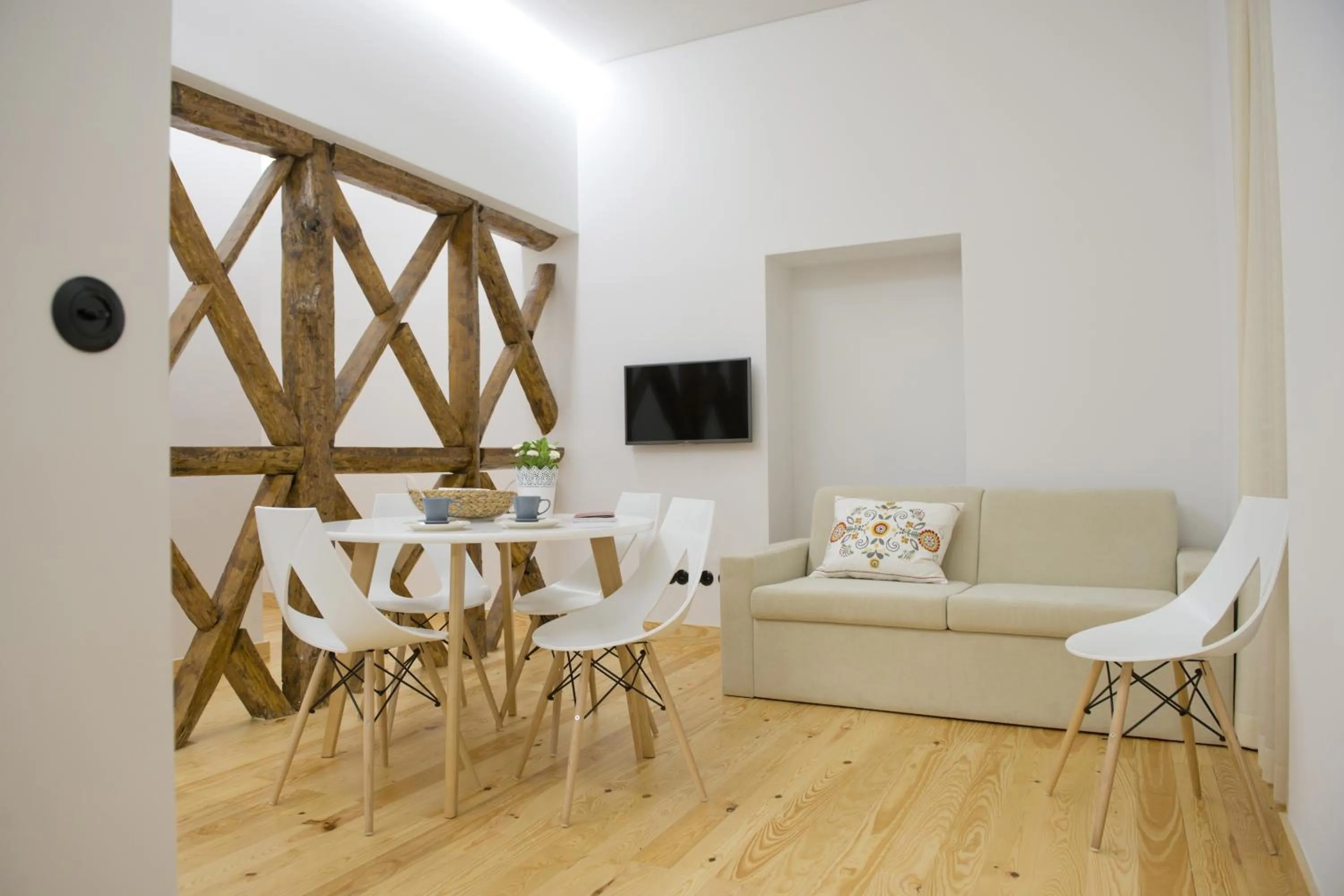 Living room in Páteo Saudade Lofts