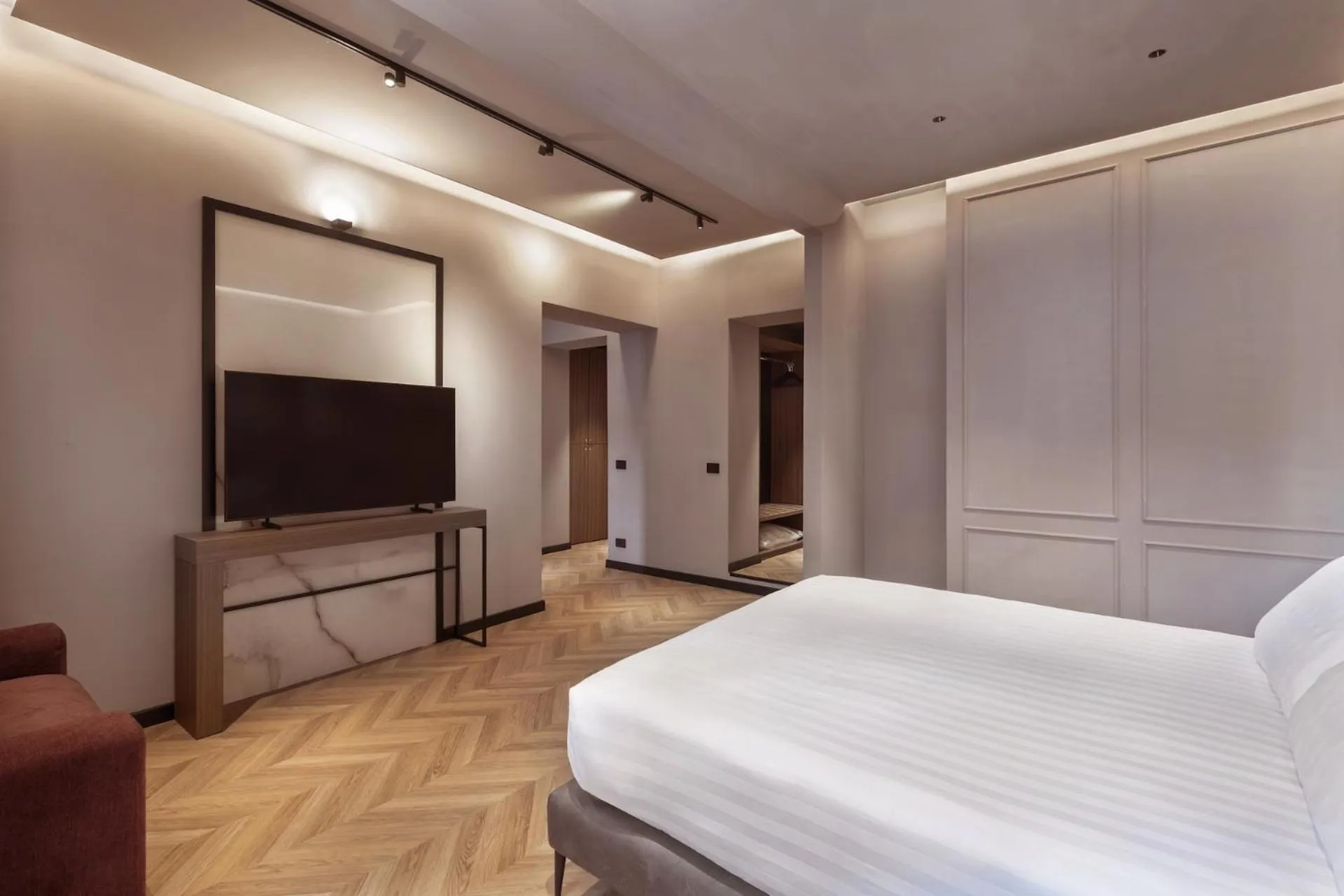 Bedroom, Bed in Oriana Homèl Roma