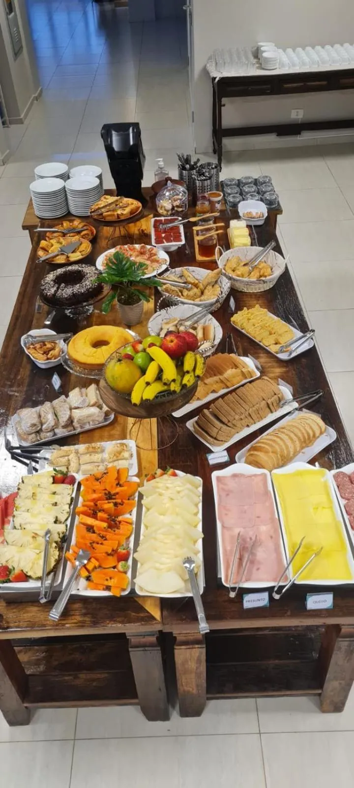 Buffet breakfast in Hotel LF by Feliciano Joaçaba