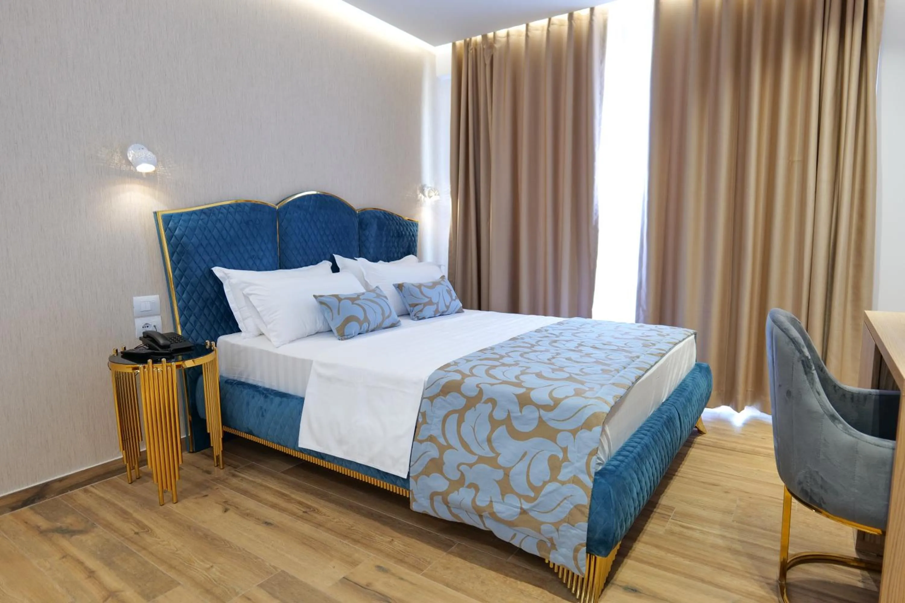 Bedroom, Bed in Bora Bora Hotel Ksamil