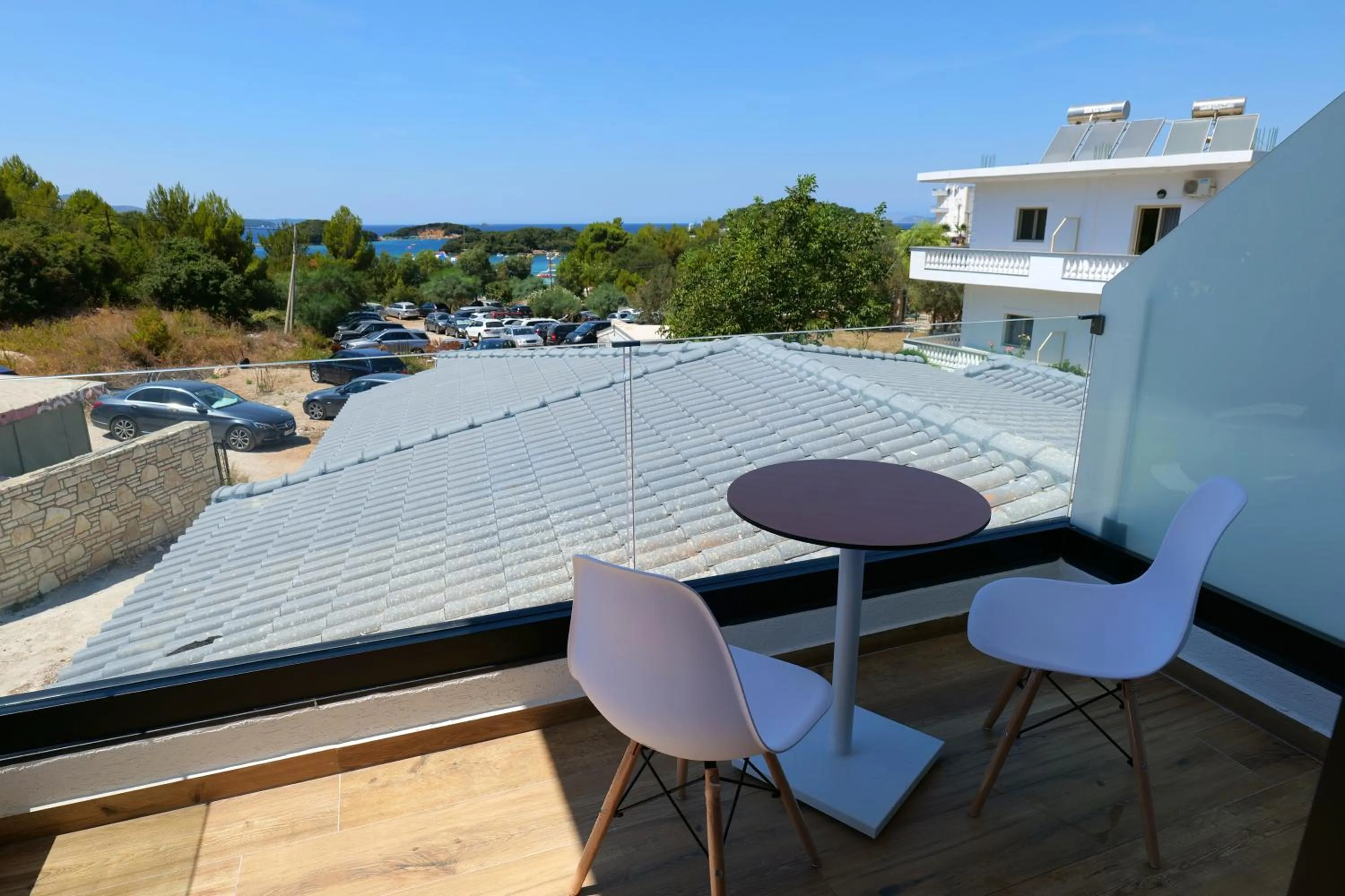 Balcony/Terrace in Bora Bora Hotel Ksamil