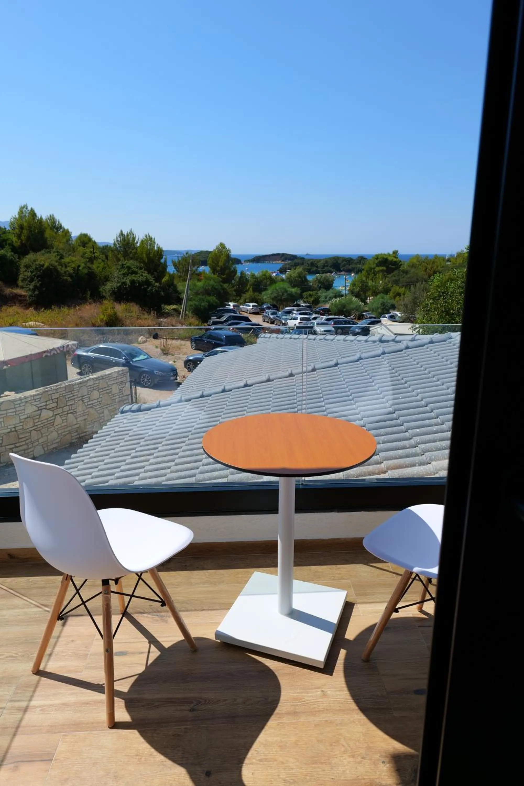 Balcony/Terrace in Bora Bora Hotel Ksamil