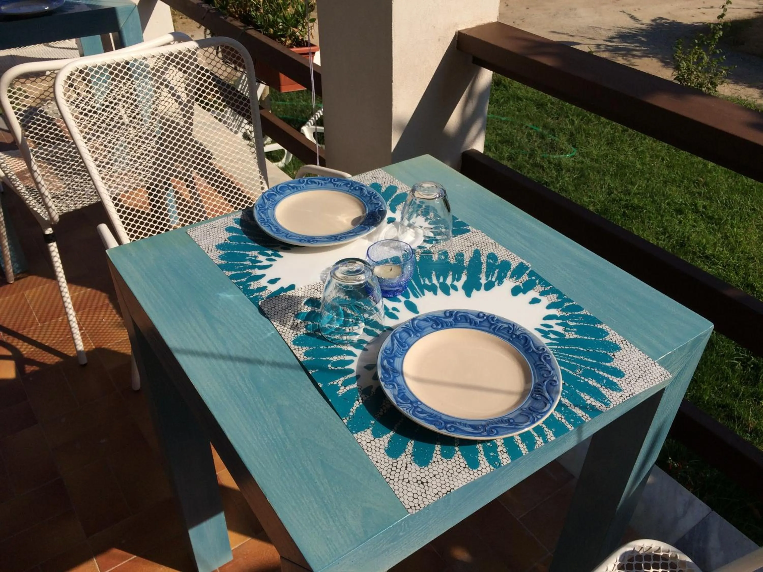 Patio in B&B A casa di Picci