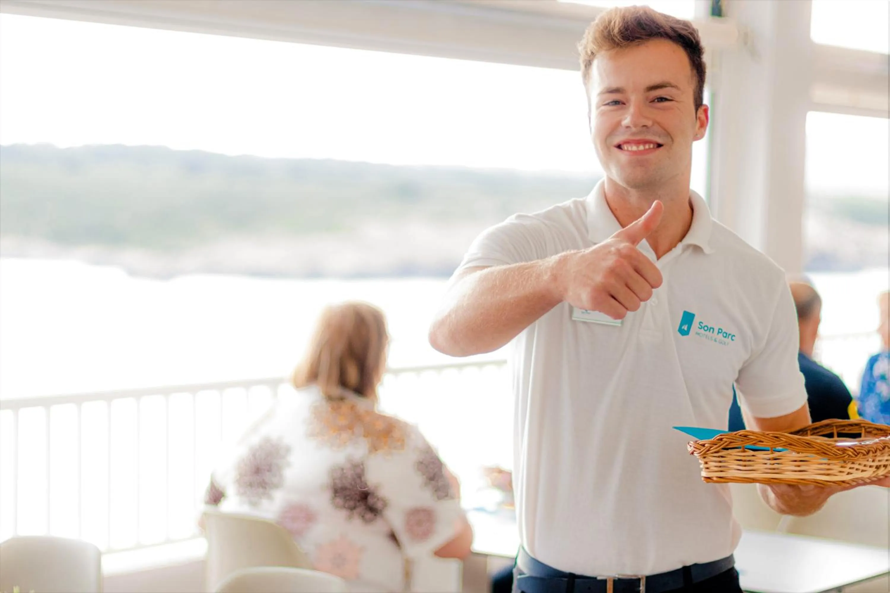 Staff in Beach Club Menorca