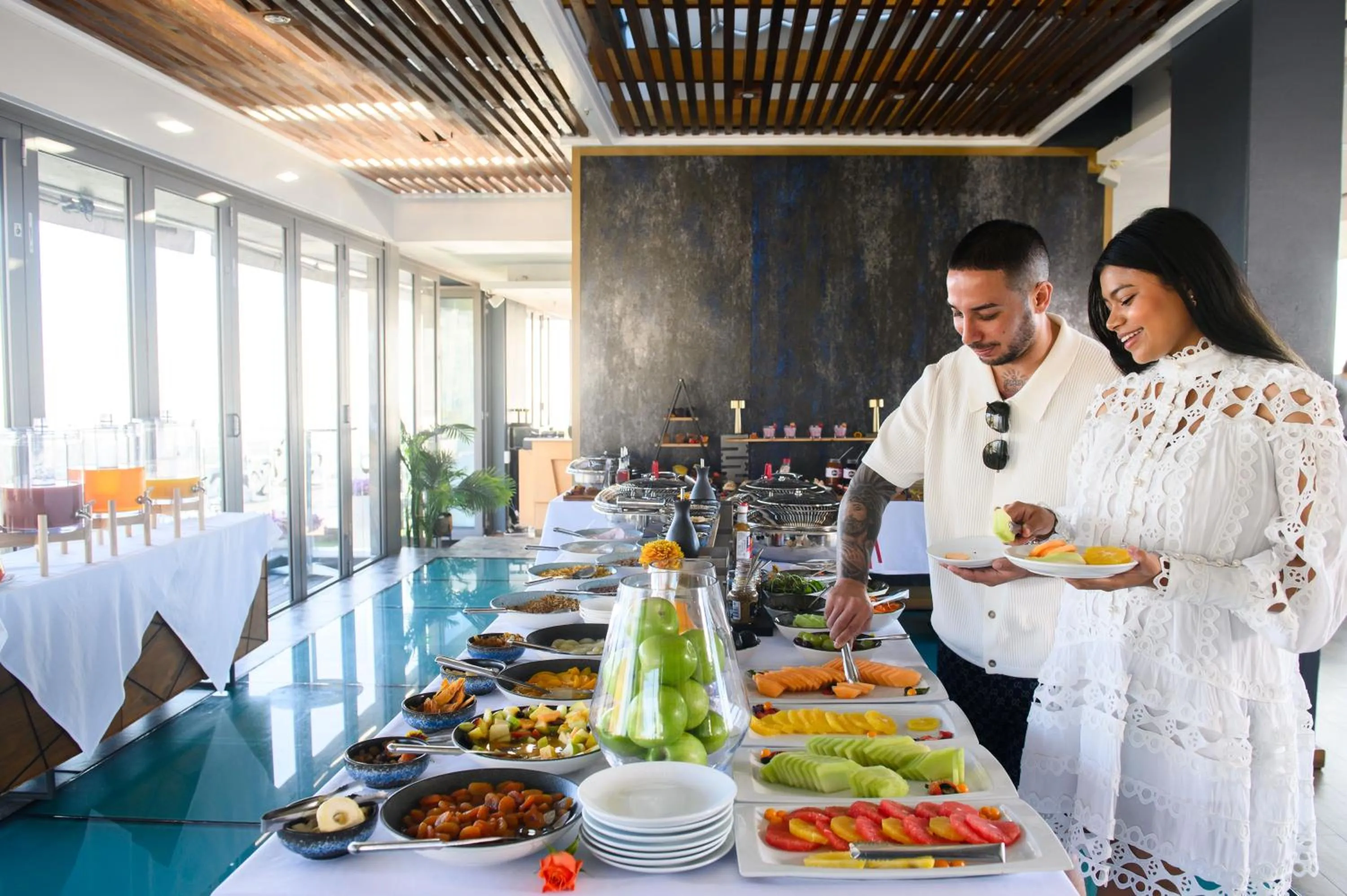 Buffet breakfast in The Capital Mirage