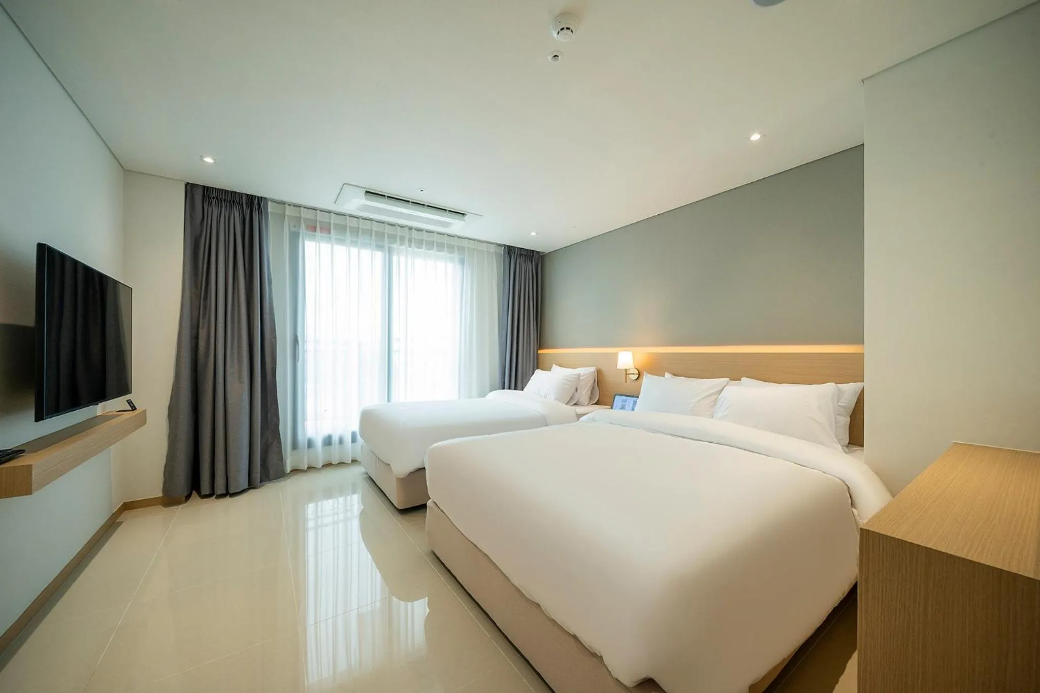 Decorative detail, Bed in Chestertons Gyeongju