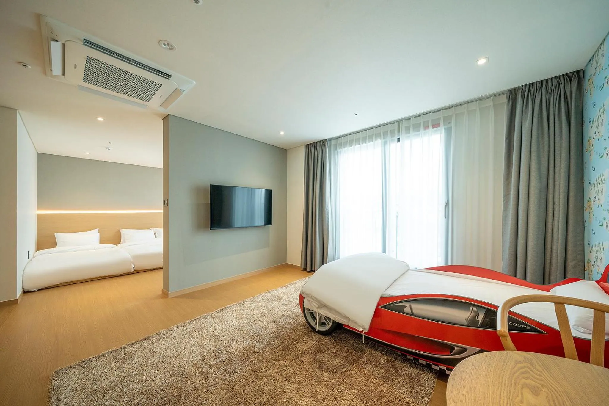 Decorative detail, Bed in Chestertons Gyeongju