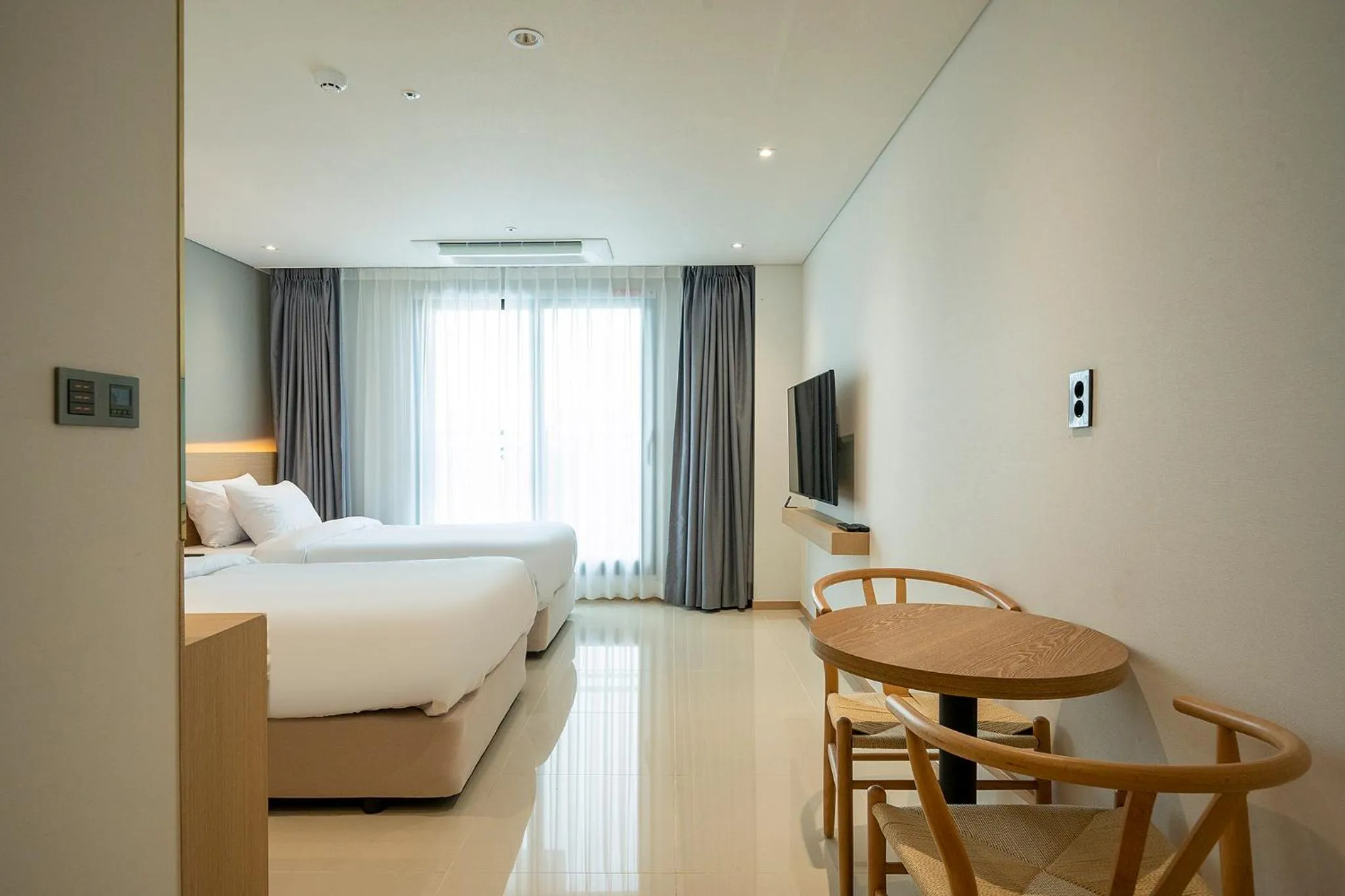 Decorative detail, Bed in Chestertons Gyeongju