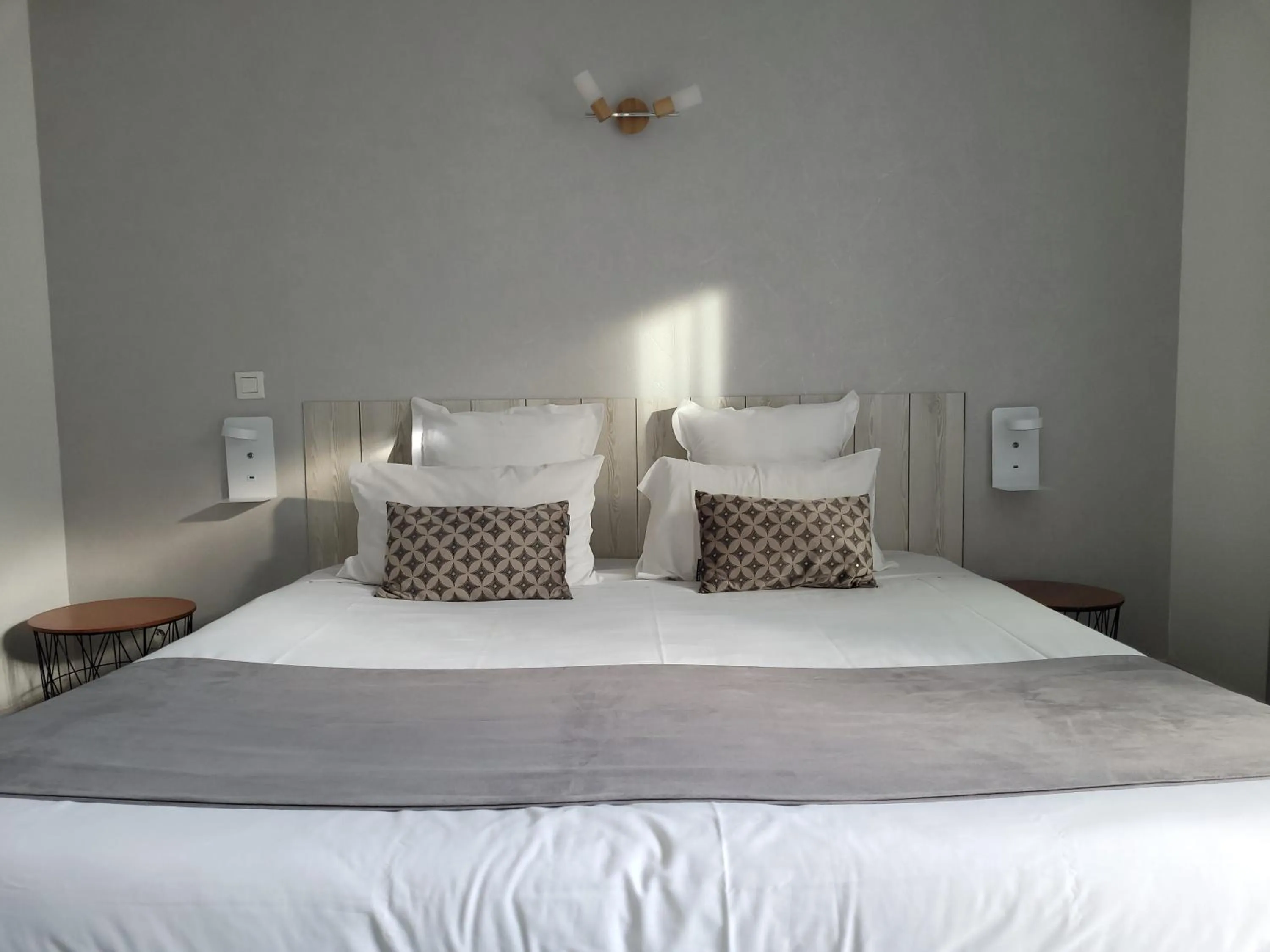 Bed in Hotel Le Vanséen