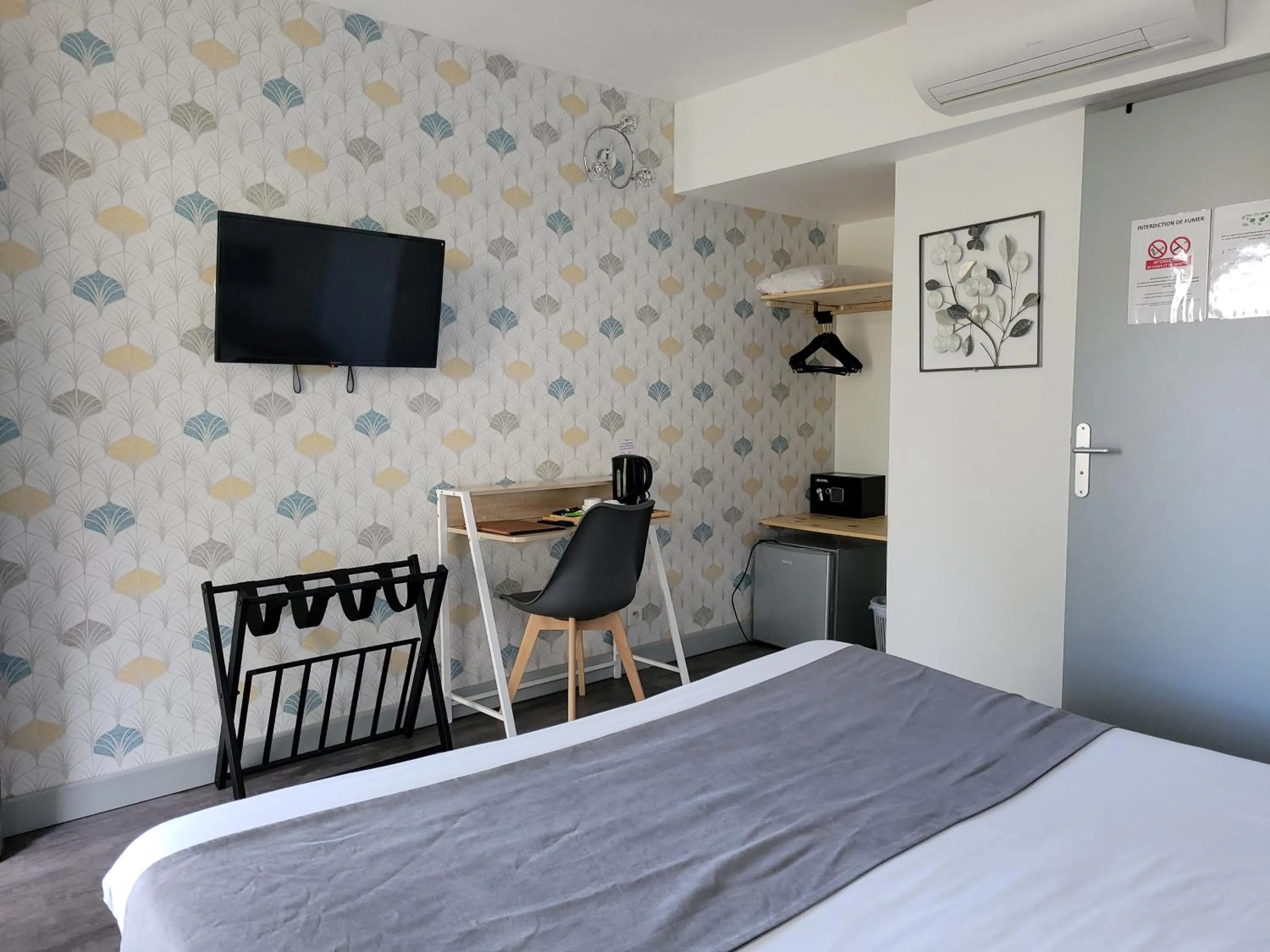 Bed in Hotel Le Vanséen