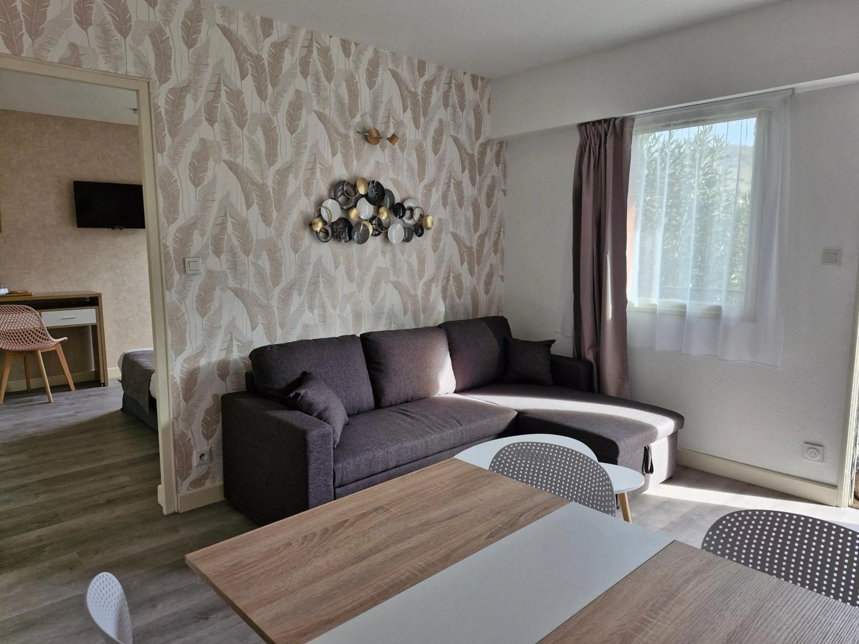 Bed in Hotel Le Vanséen