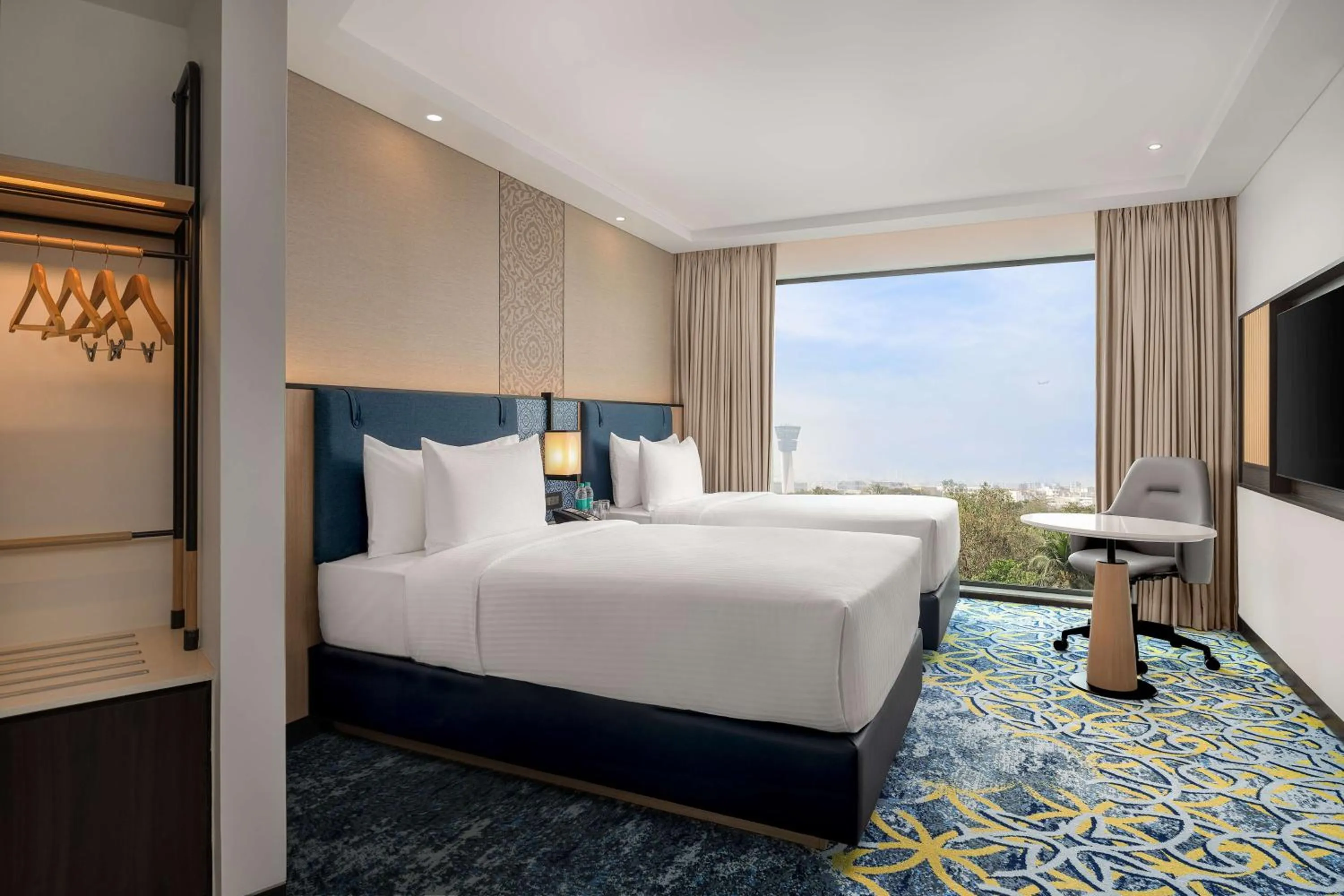 Bed in Hilton Garden Inn Mumbai International Airport