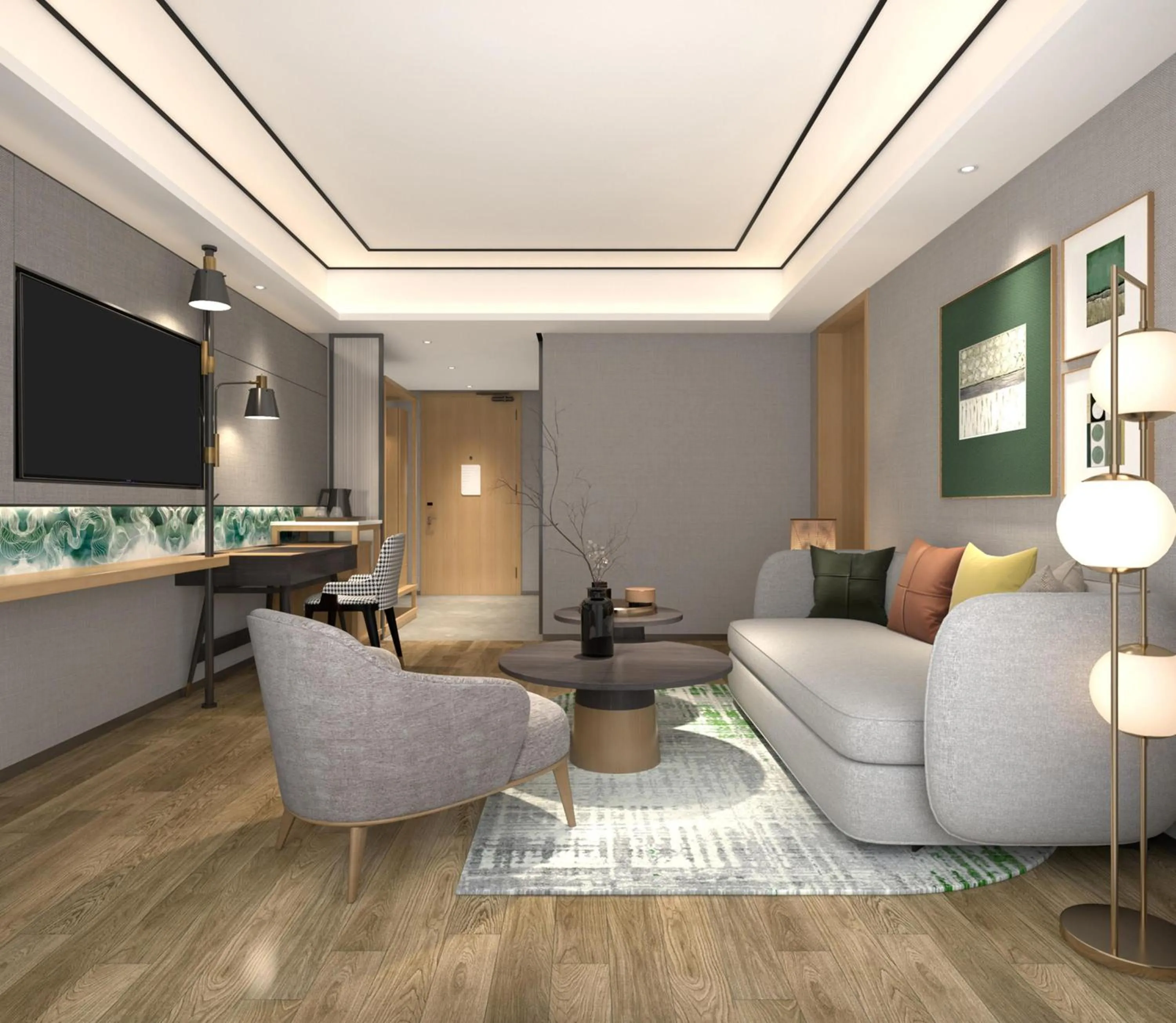 Living room in Hilton Garden Inn Huai'An Huaiyin