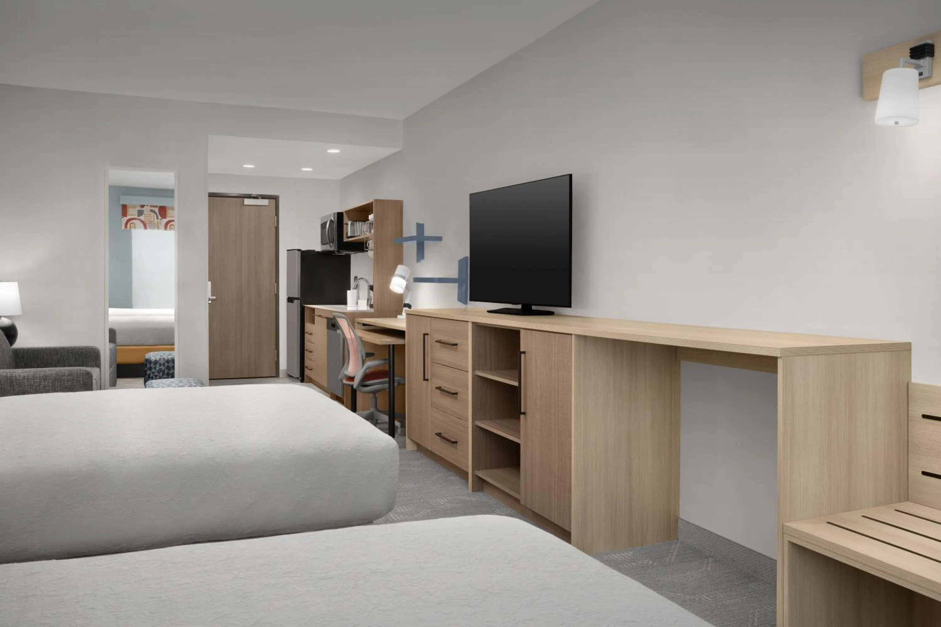 Bed in Home2 Suites By Hilton Rohnert Park Sonoma County