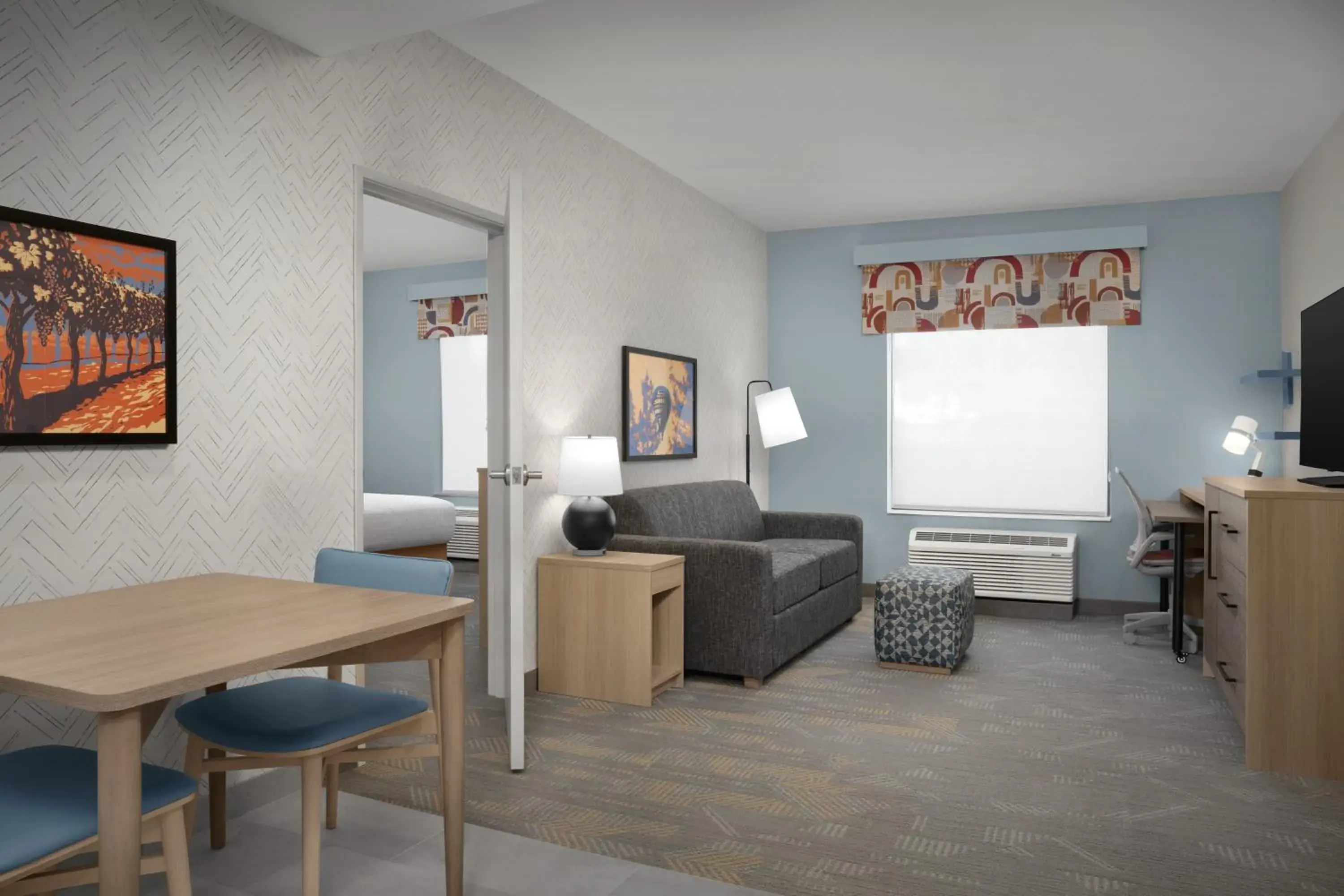 One-Bedroom King Suite - Hearing Access in Home2 Suites By Hilton Rohnert Park Sonoma County One-Bedroom King Suite - Hearing Access in Home2 Suites By Hilton Rohnert Park Sonoma County