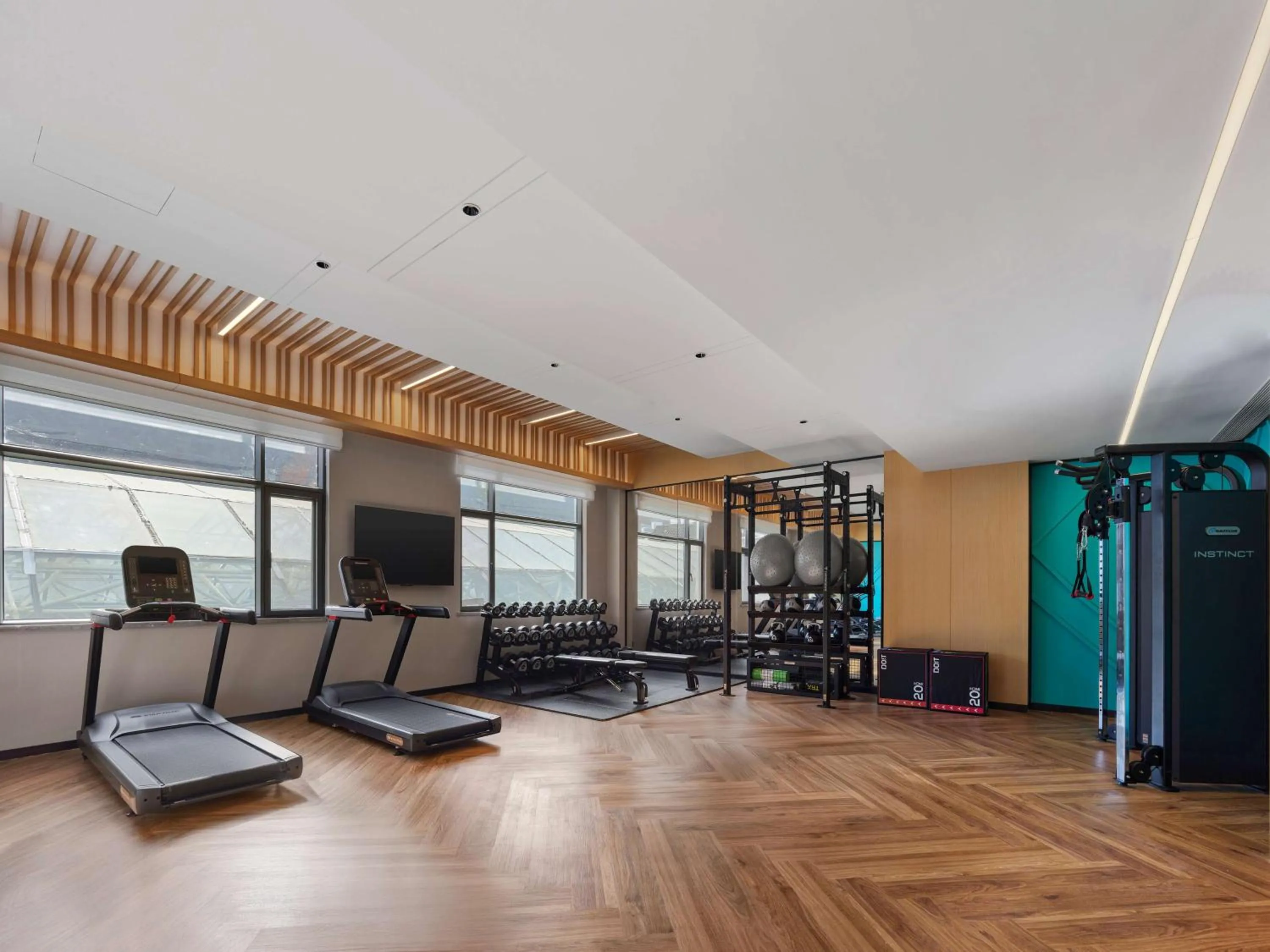 Fitness centre/facilities in Hilton Garden Inn Huangshan Scenic Area South Gate