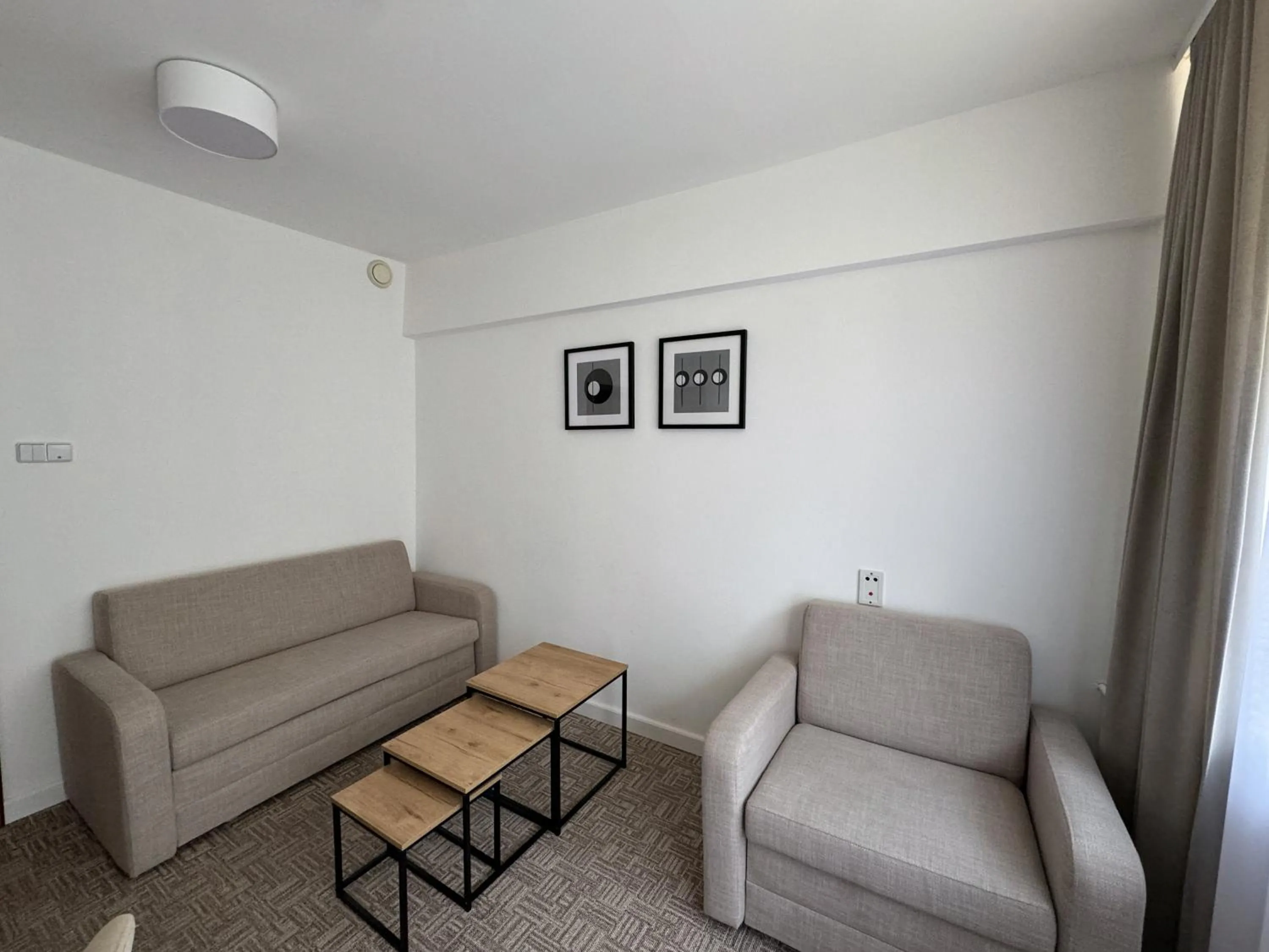 Seating area in Hotel Echo