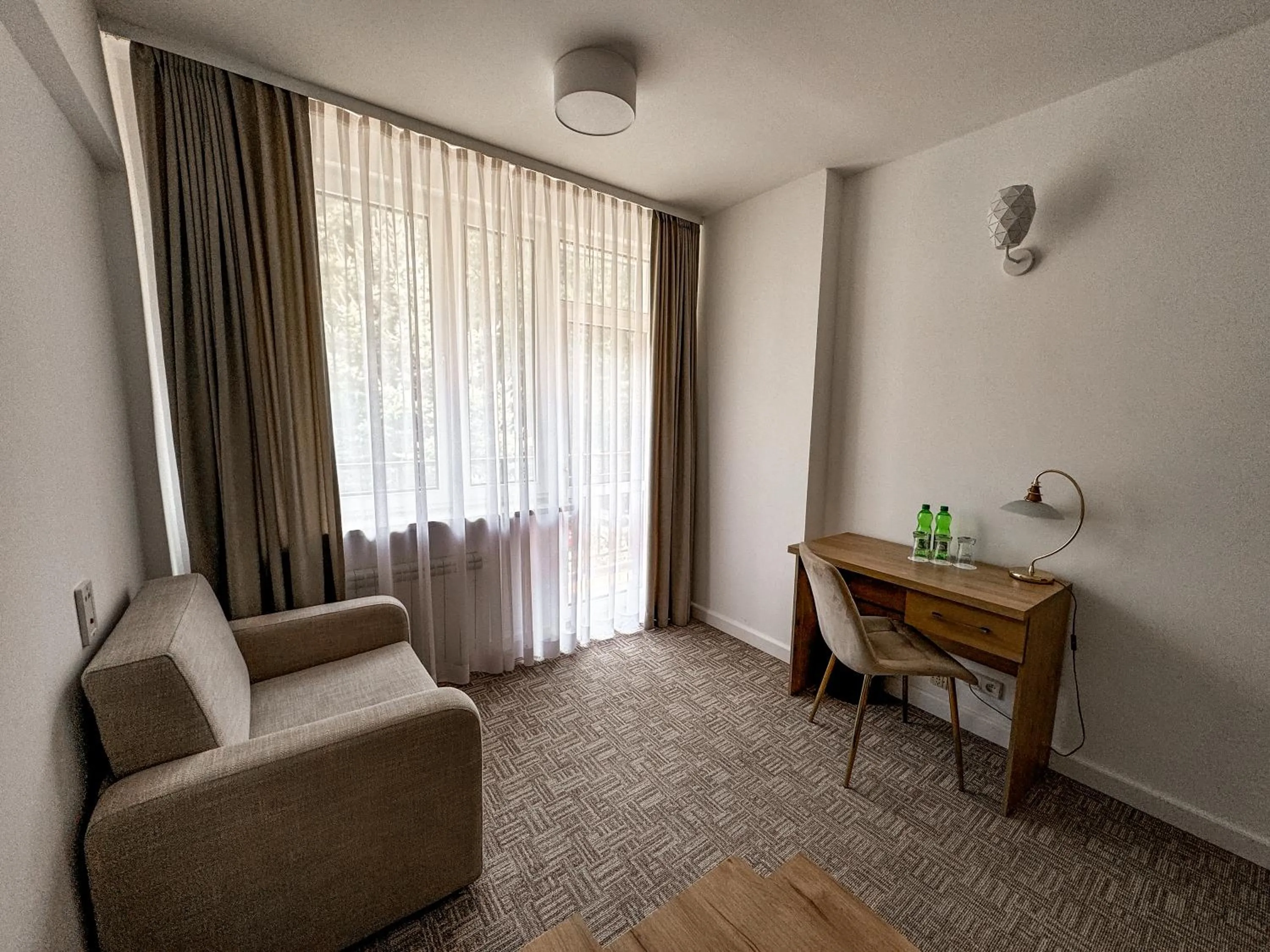 Seating area in Hotel Echo