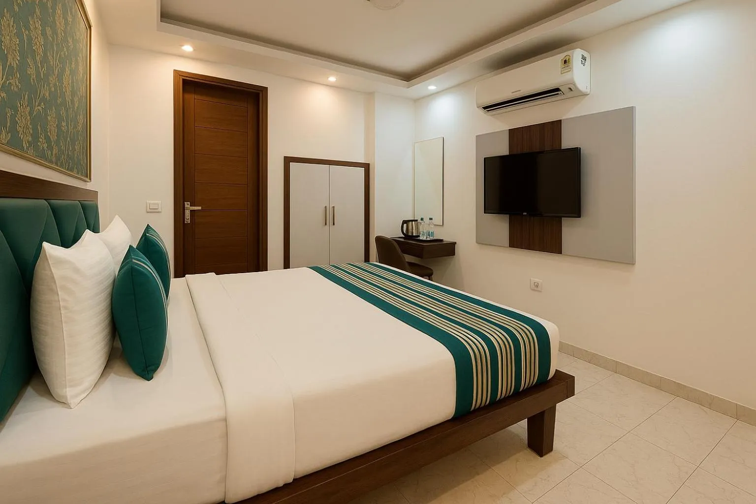 Bed in Hotel Palm View by JMD Group