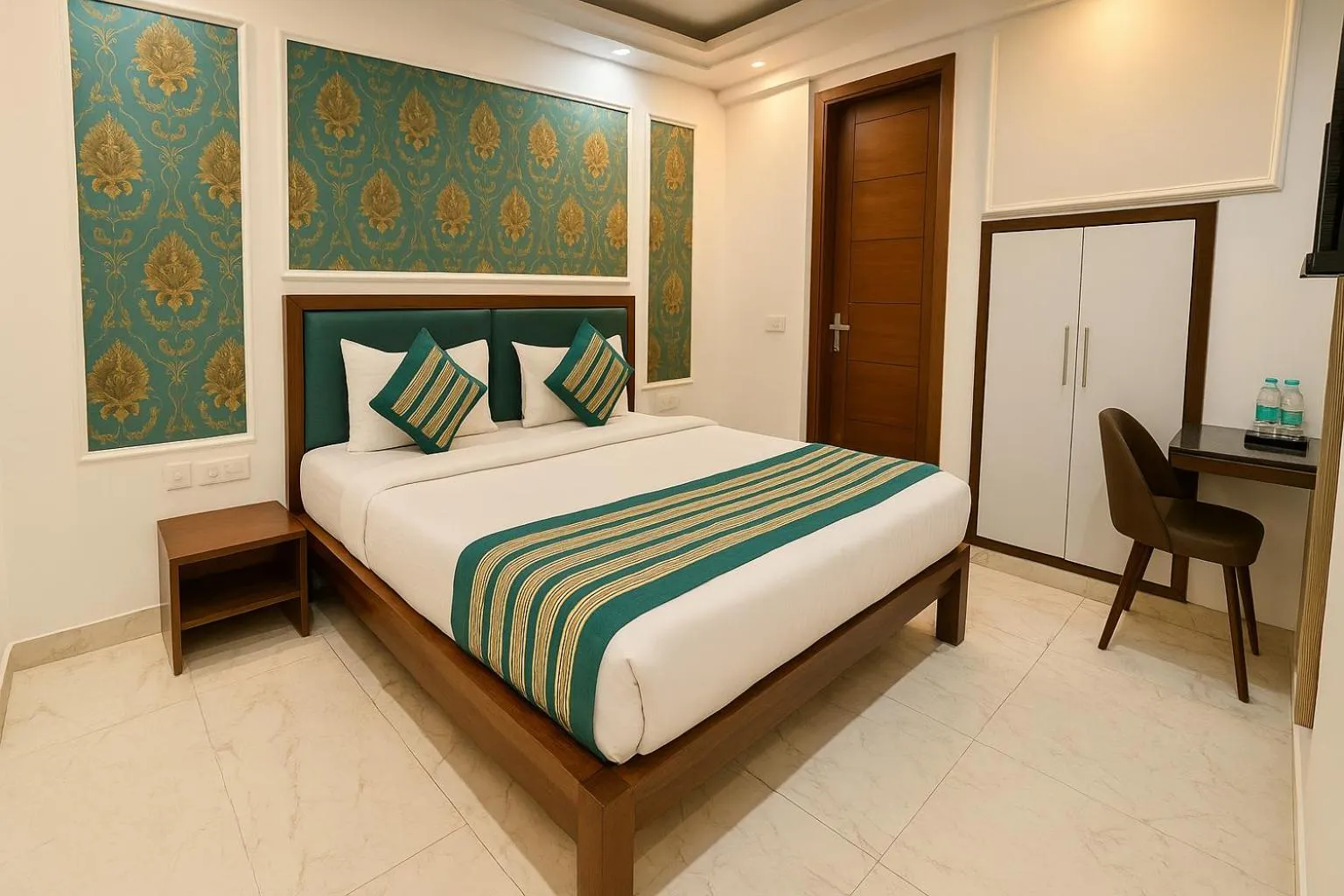 Bed in Hotel Palm View by JMD Group
