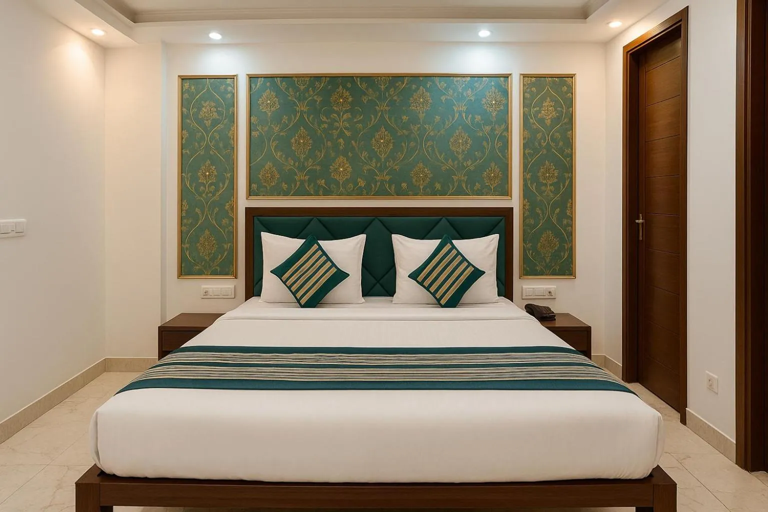 Bed in Hotel Palm View by JMD Group