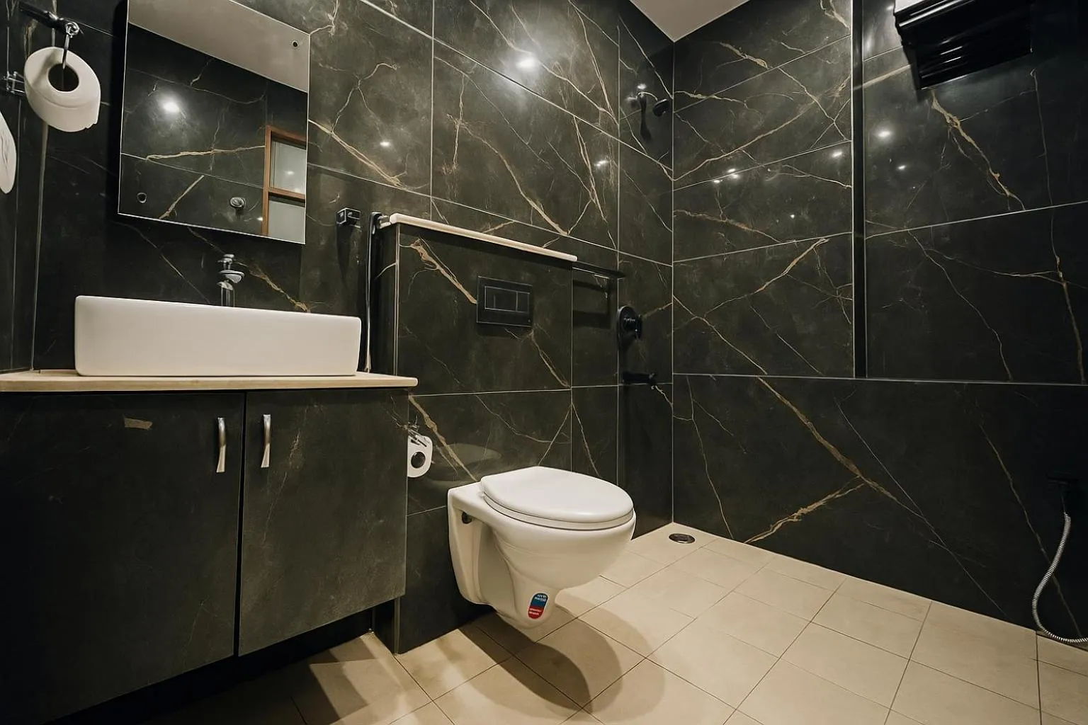 Shower in Hotel Palm View by JMD Group