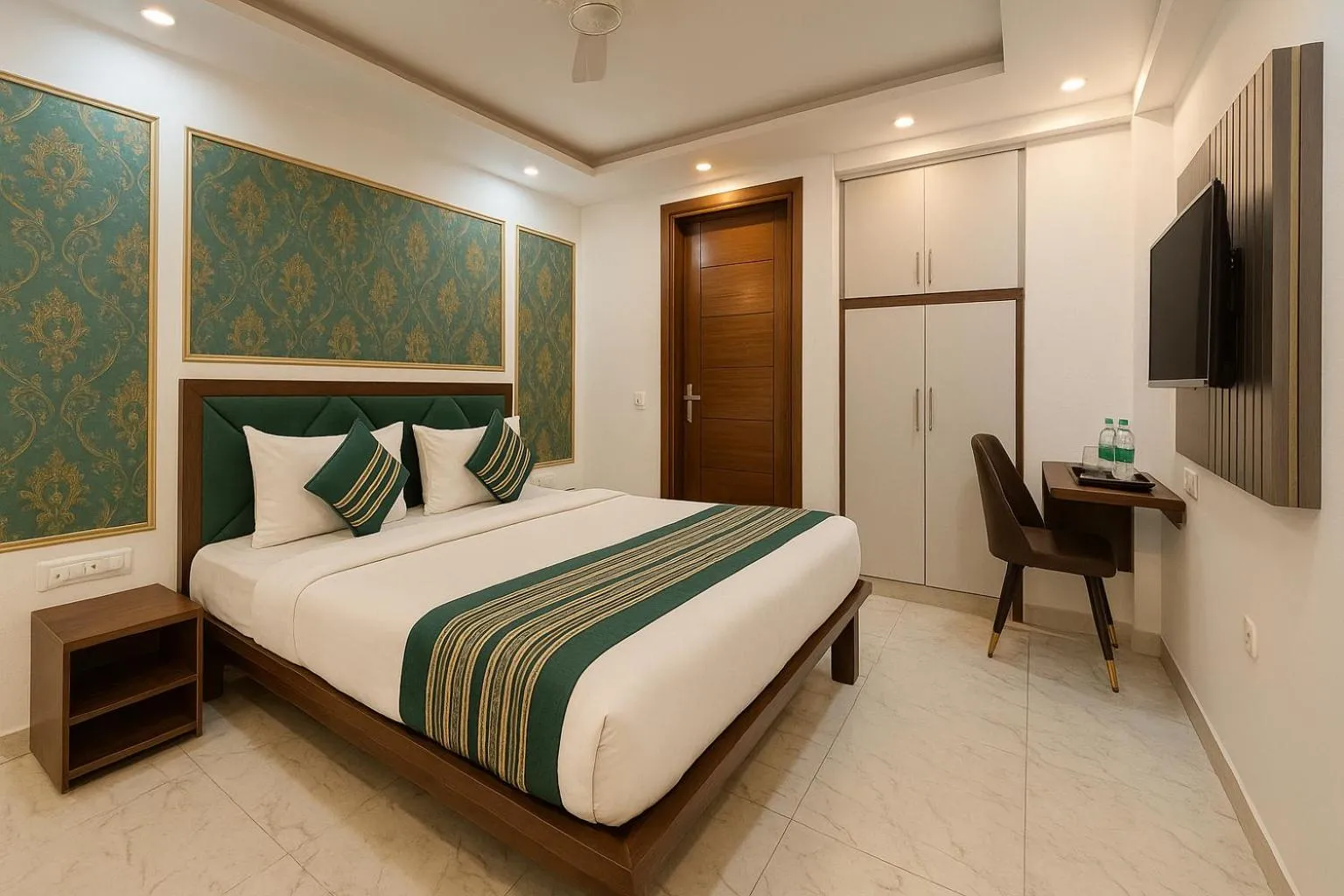 Bed in Hotel Palm View by JMD Group
