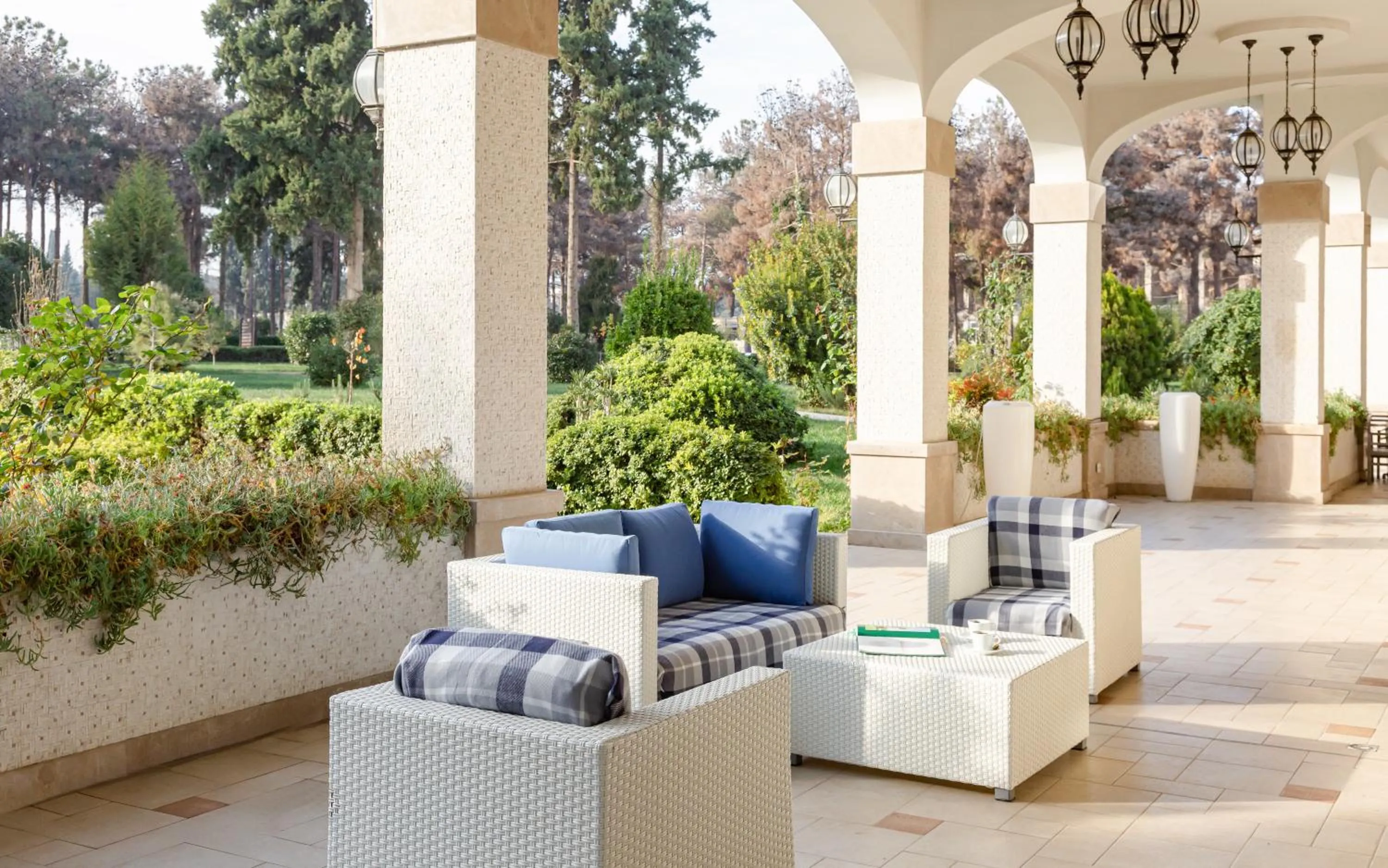 Balcony/Terrace in Garabagh Resort & Spa Naftalan