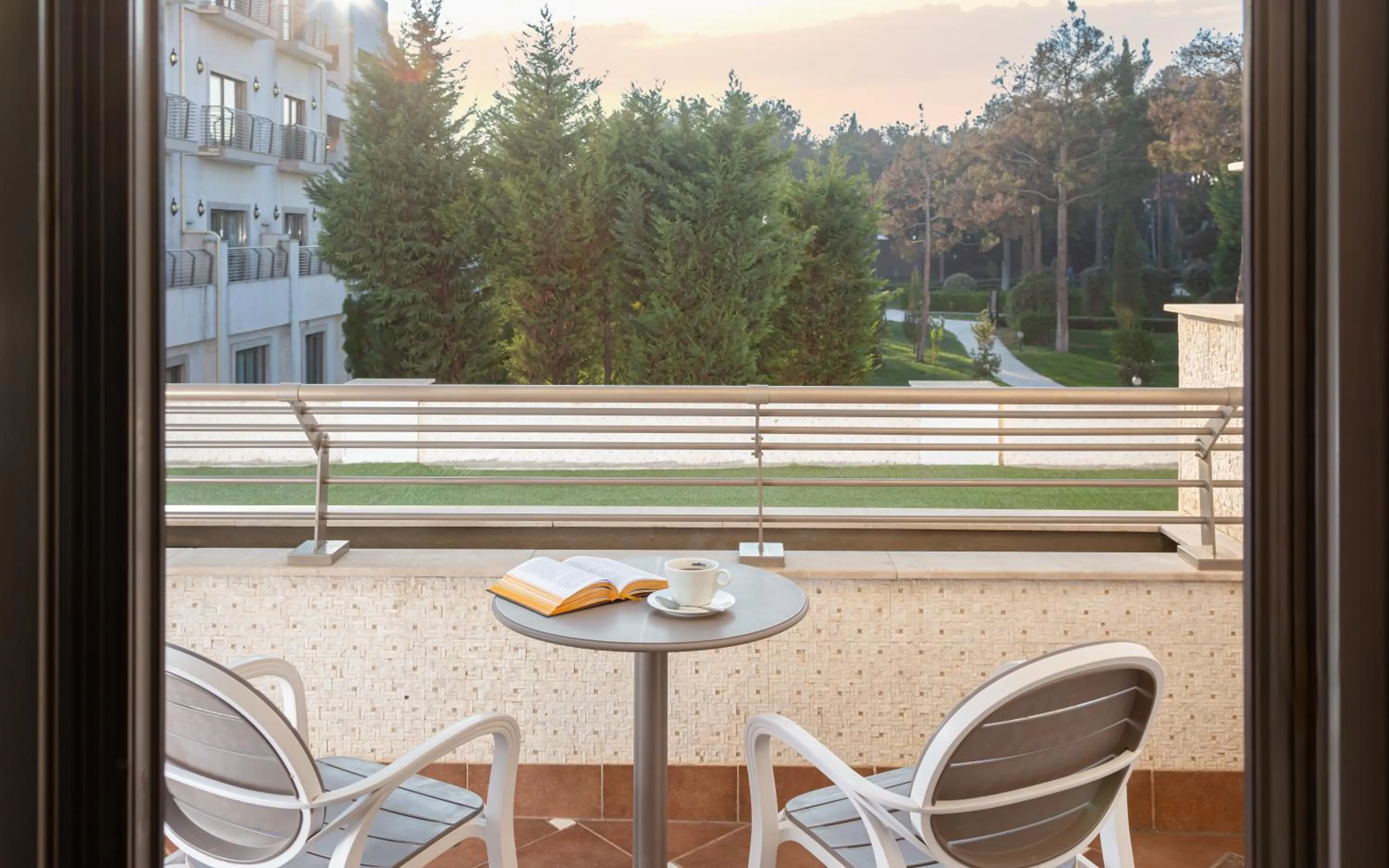 Balcony/Terrace in Garabagh Resort & Spa Naftalan