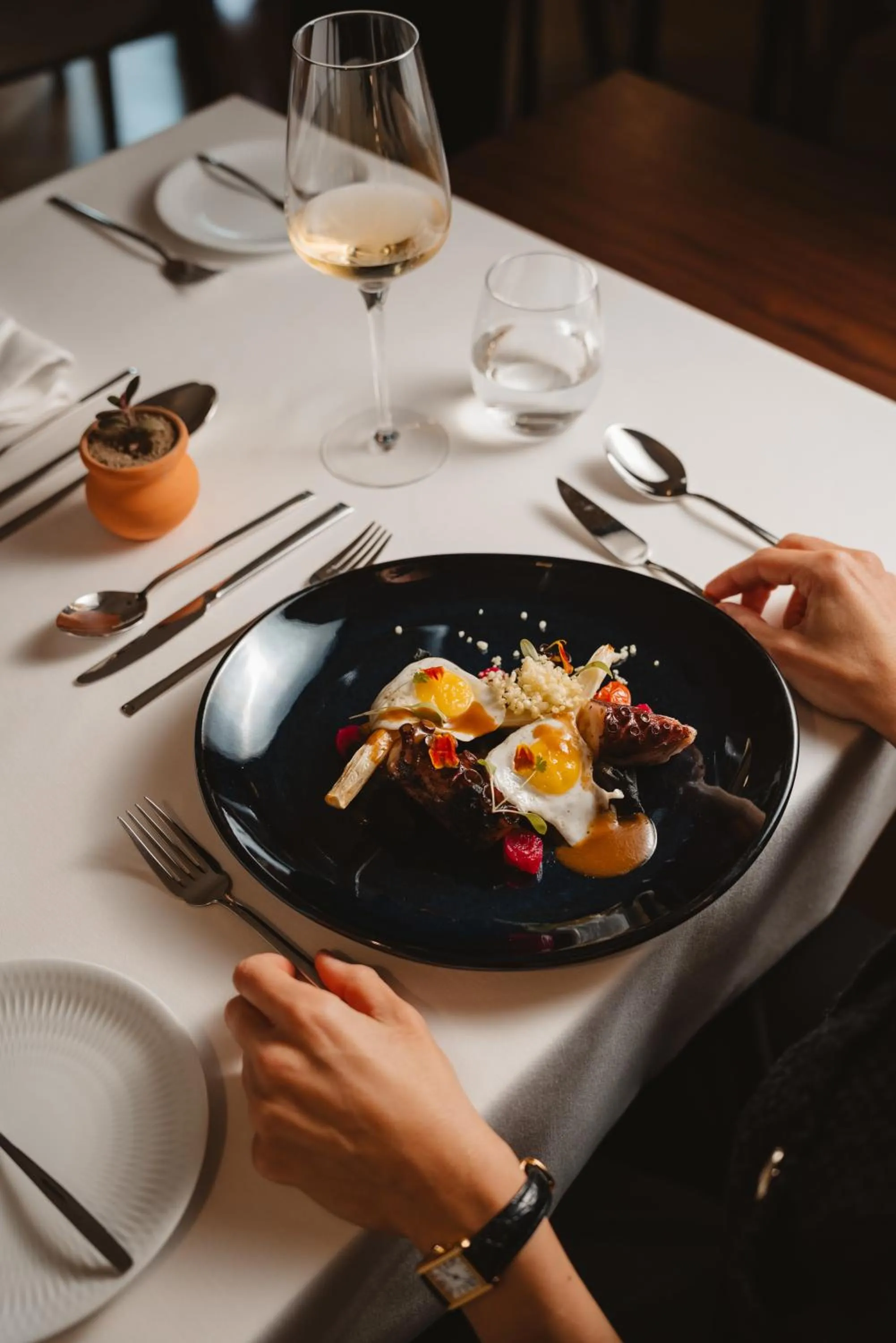 Restaurant/places to eat in The Vinea Collection Hotel by Piamonte Hotels