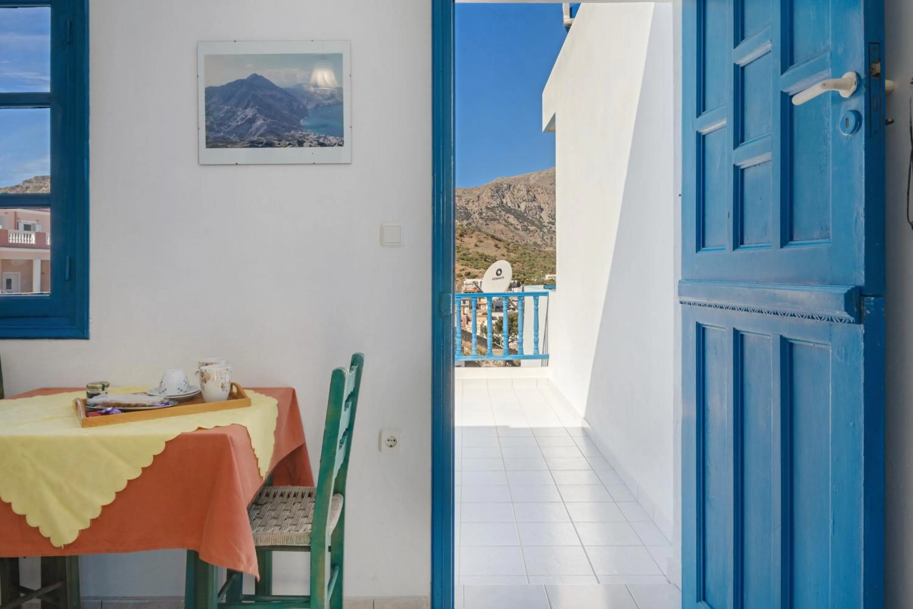 Living room in Hotel Glaros Karpathos